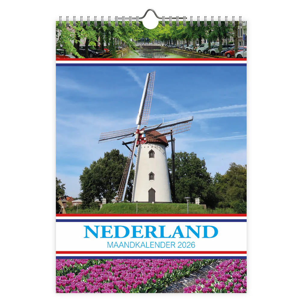 2026 Monthly Dutch Mills Calendar 9x13 inches - Image 2