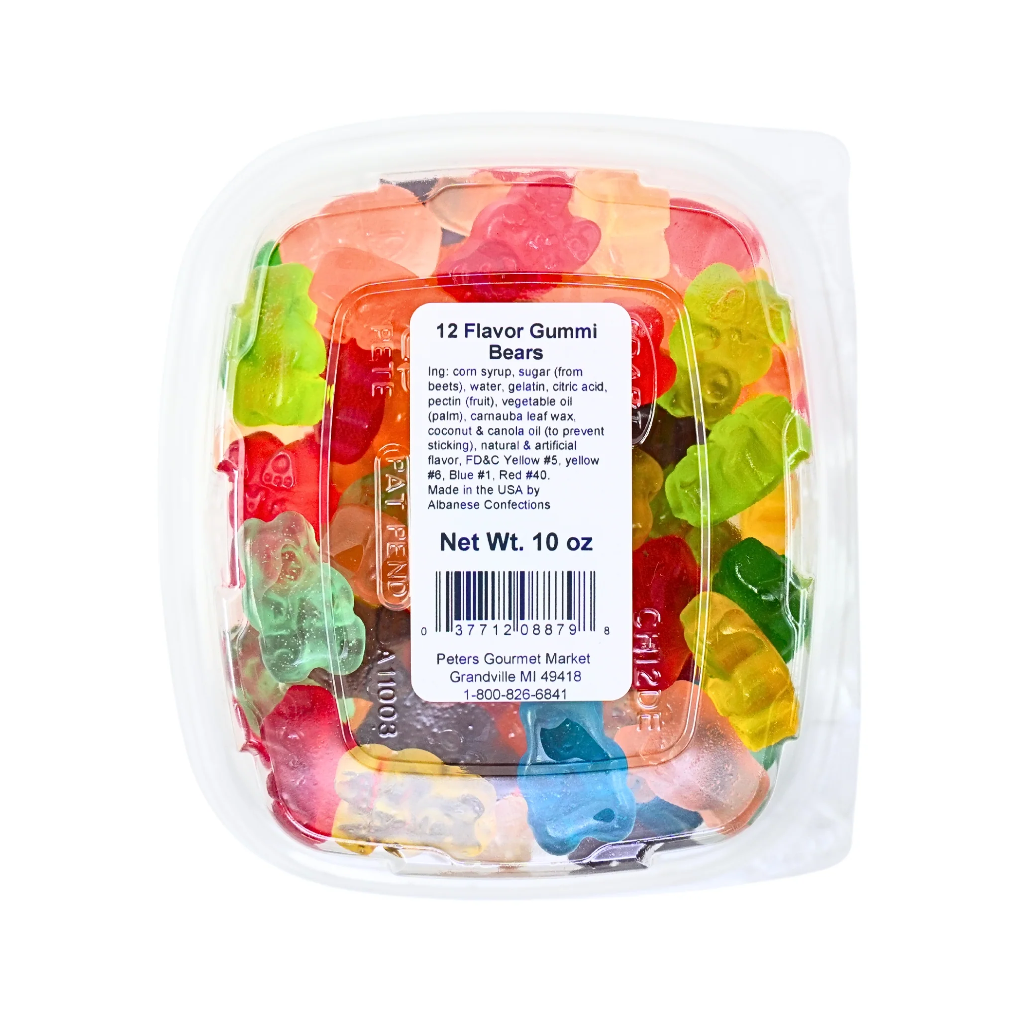 Albanese 12 flavor Gummi Bears 10oz Tub - Image 3
