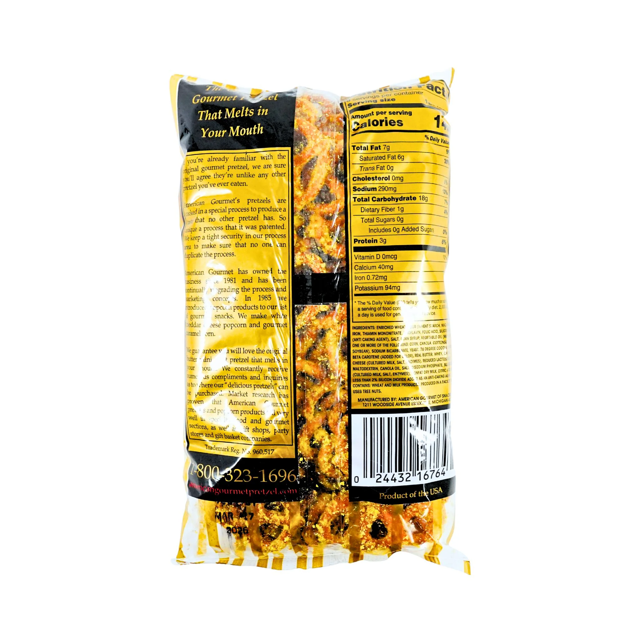 American Gourmet White Cheddar Cheese Mini Twists 8oz - Image 3