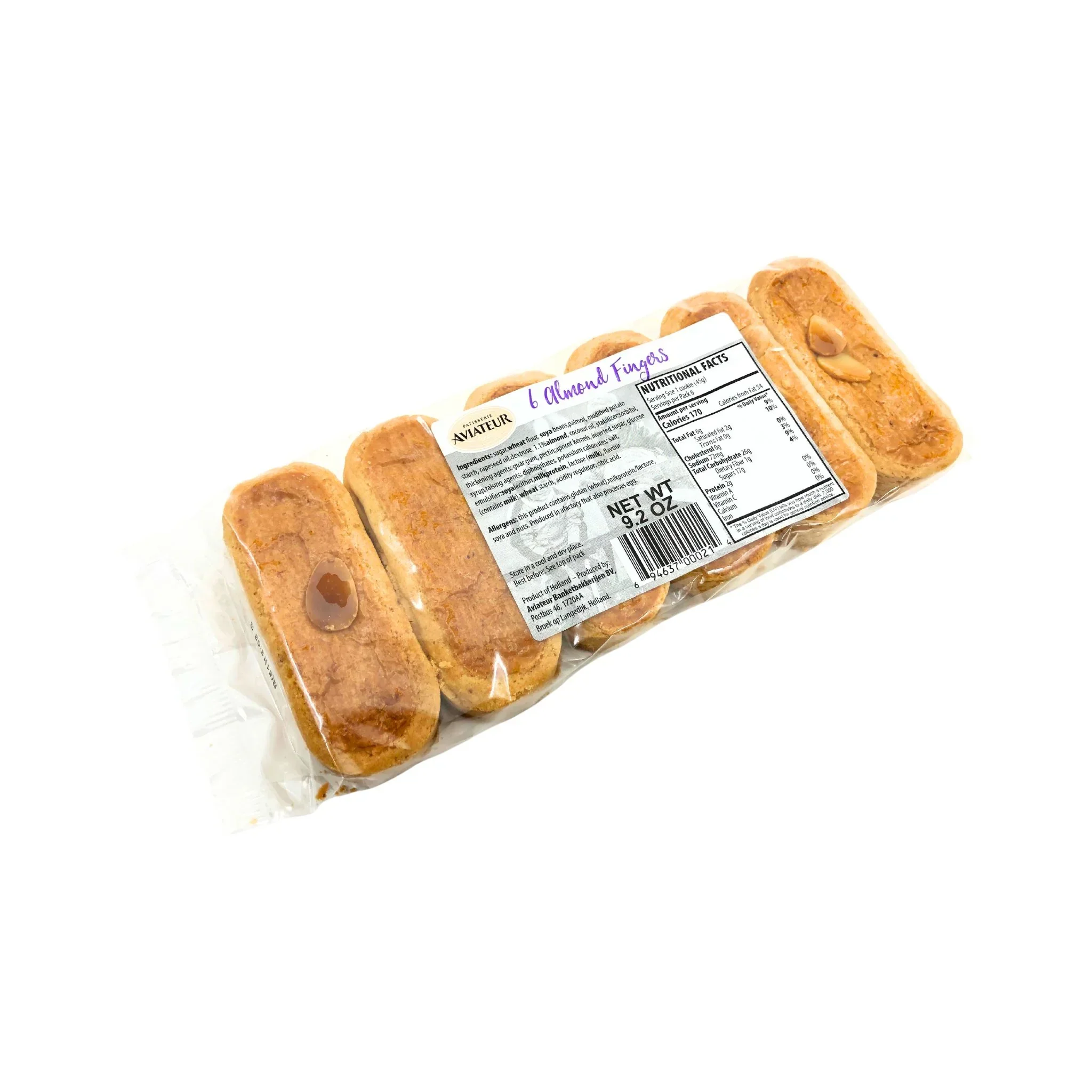 Aviateur Almond Fingers 6 ct (Kanos) - Image 3