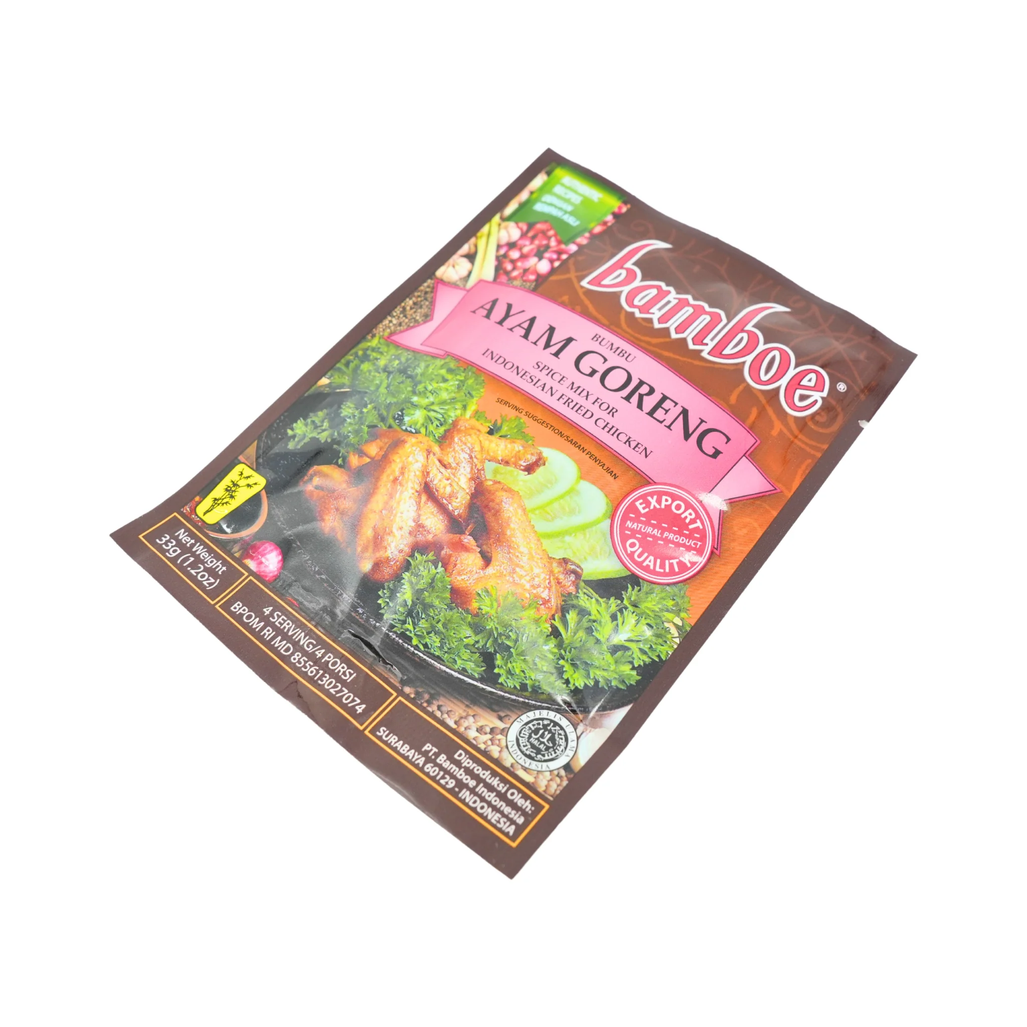 Bamboe Ayam Goreng Spices For Fried Chicken 1.2oz - Image 2