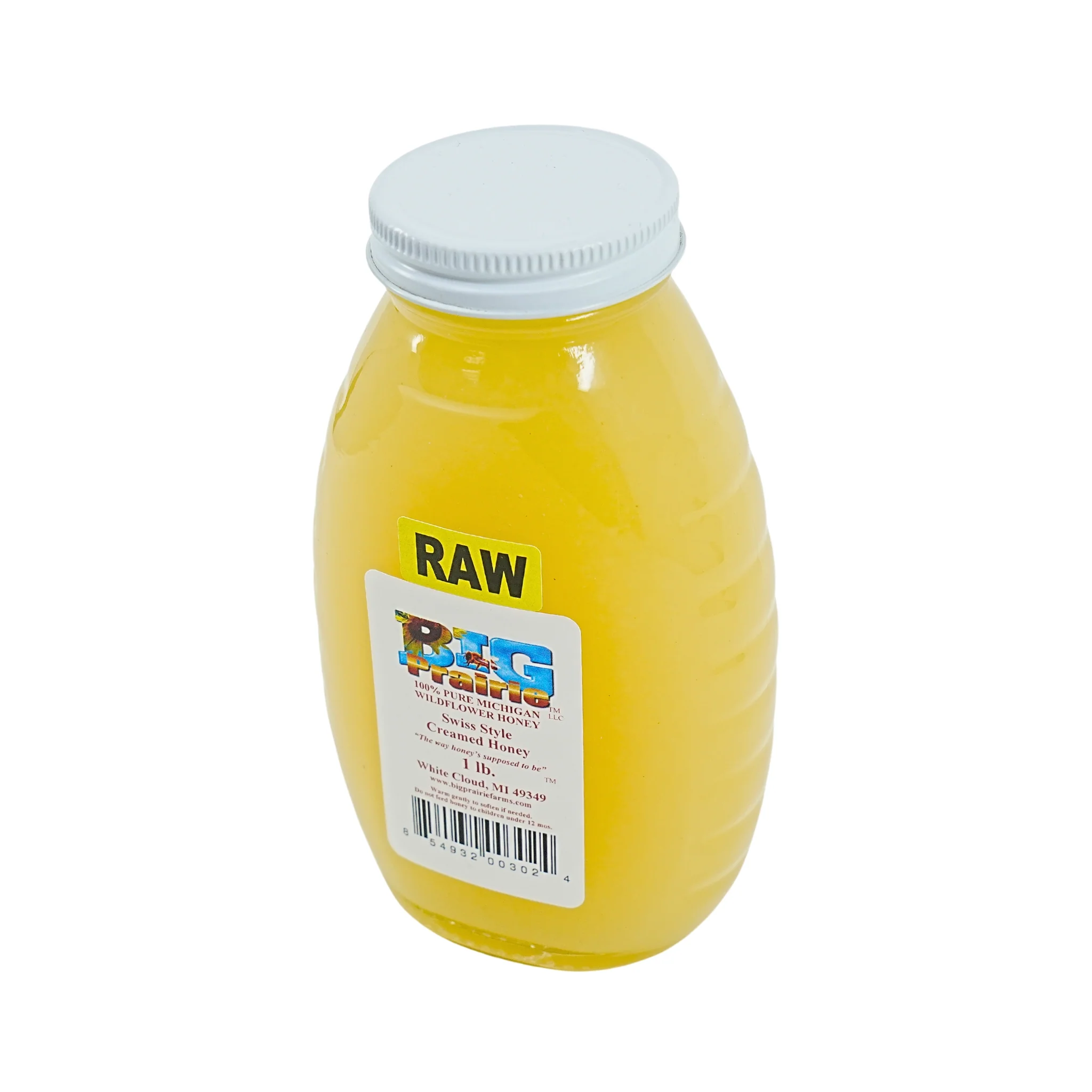 Big Prairie Farm Swiss Style Creamed Raw Honey 1 lb - Image 3