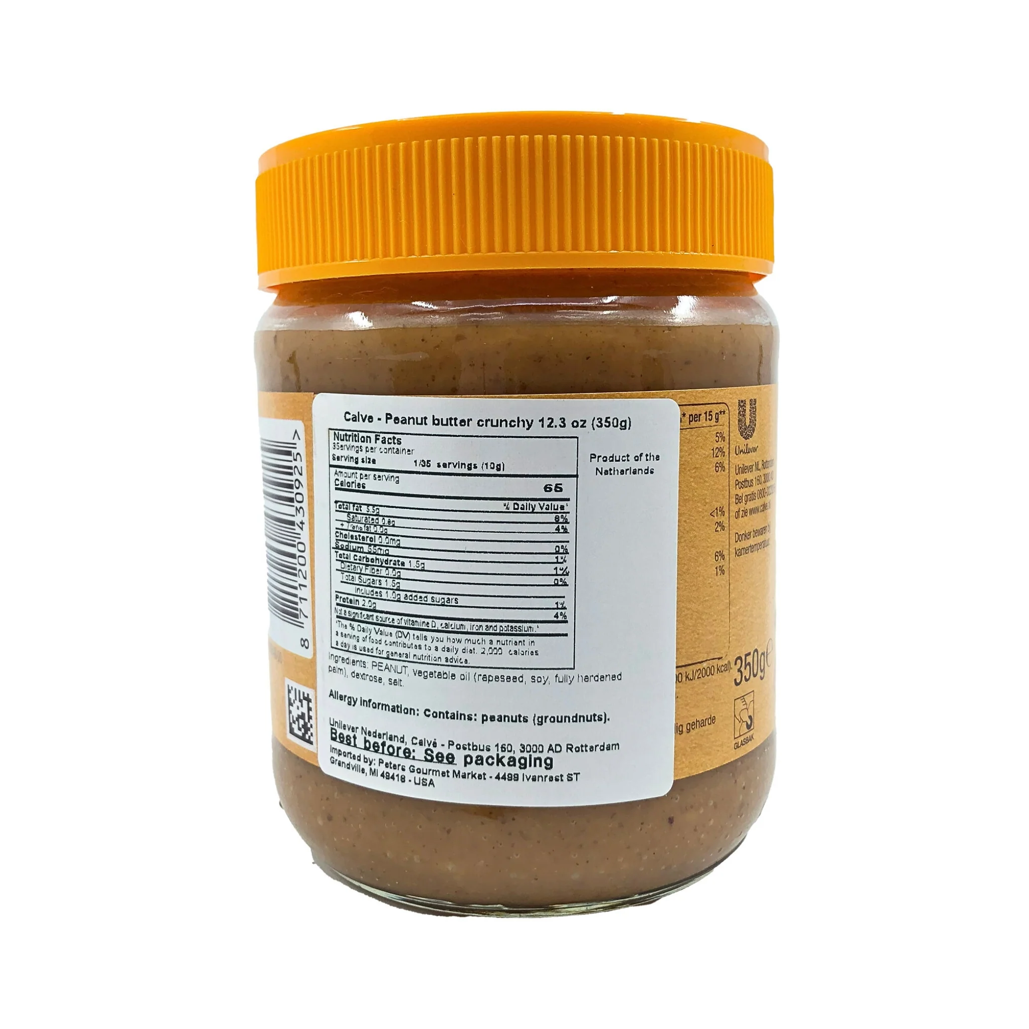 Calve Crunchy Peanut Butter 12.3 oz - Image 3