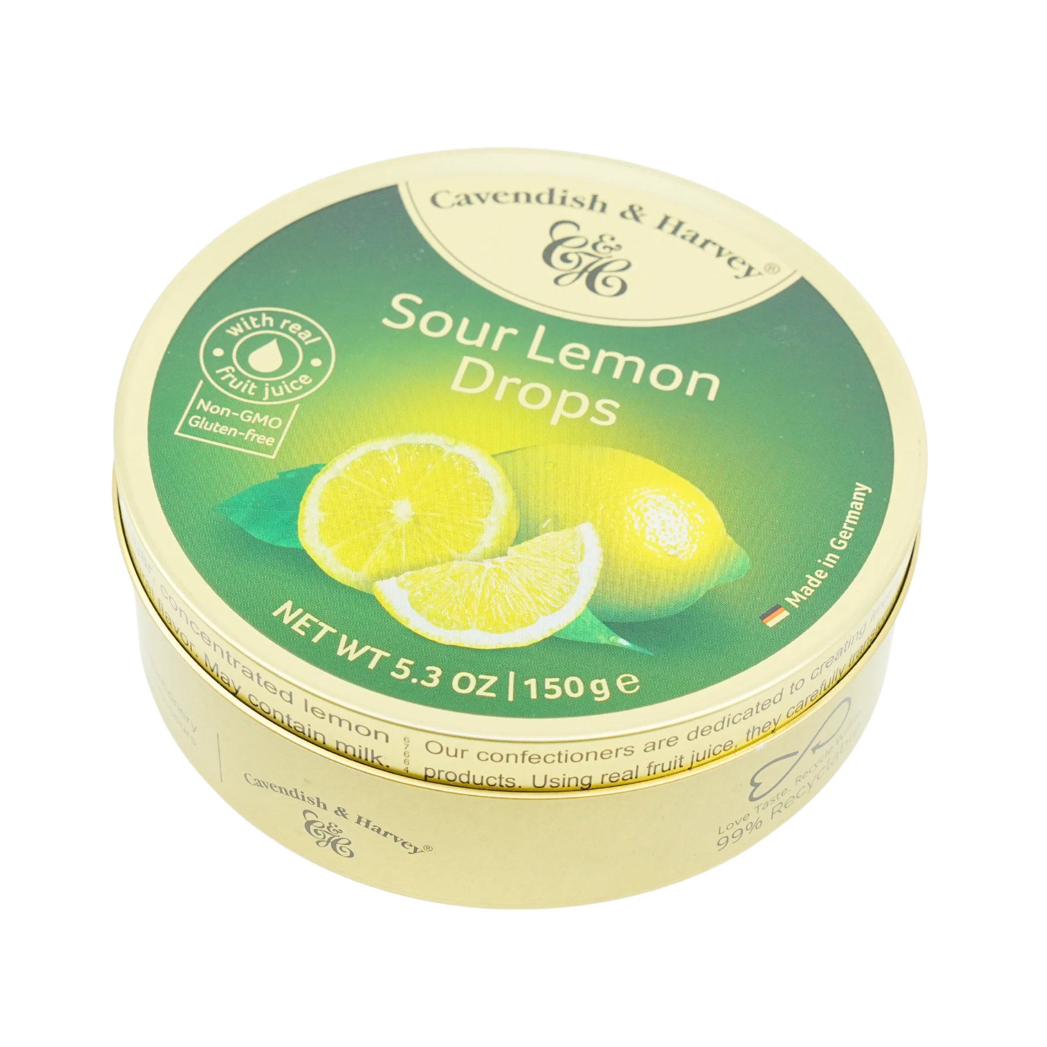 Cavendish & Harvey Lemon Fruit 5.3oz Tin - Image 2