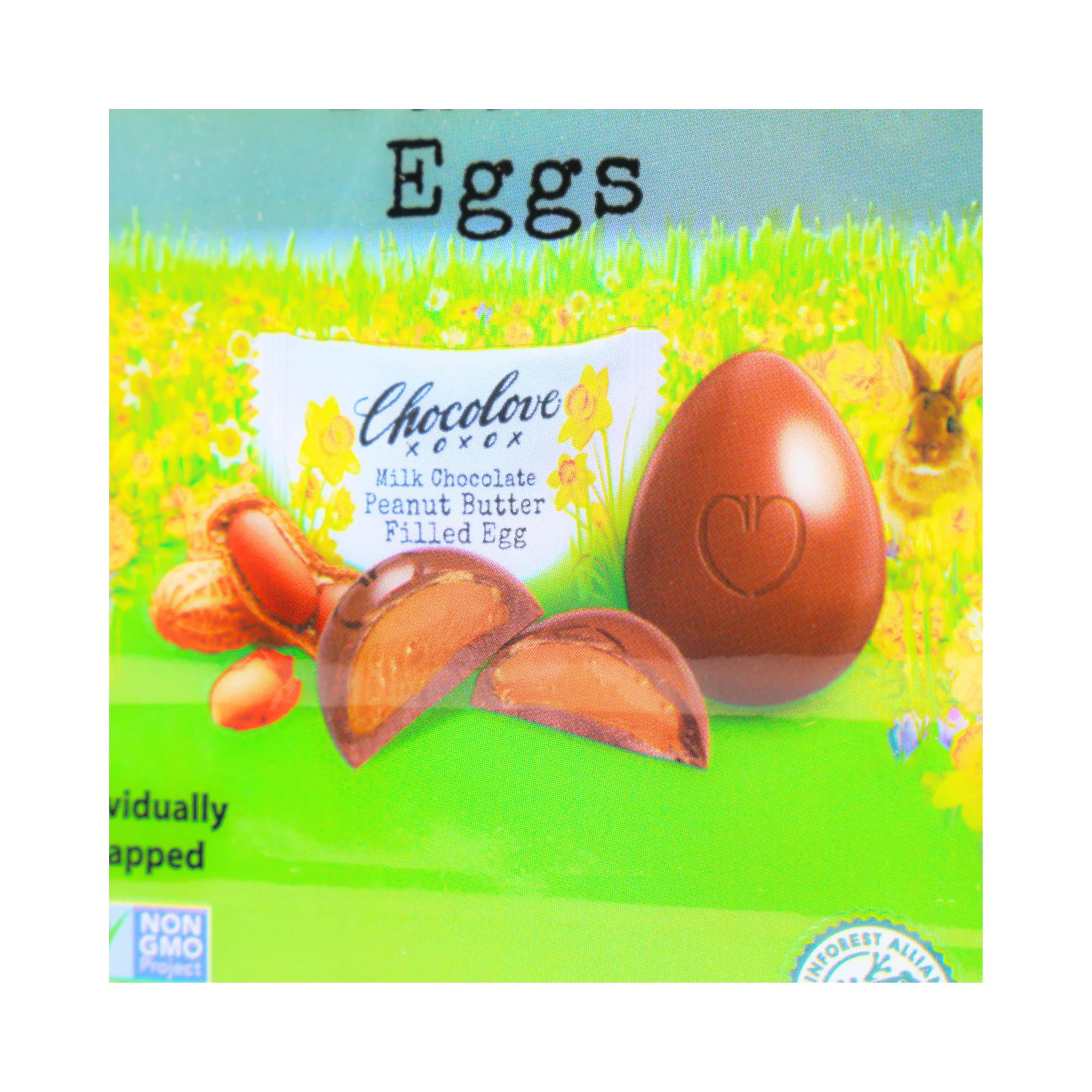 Chocolove Milk Chocolate Peanut Butter Filled Eggs 3.5 oz - Image 3