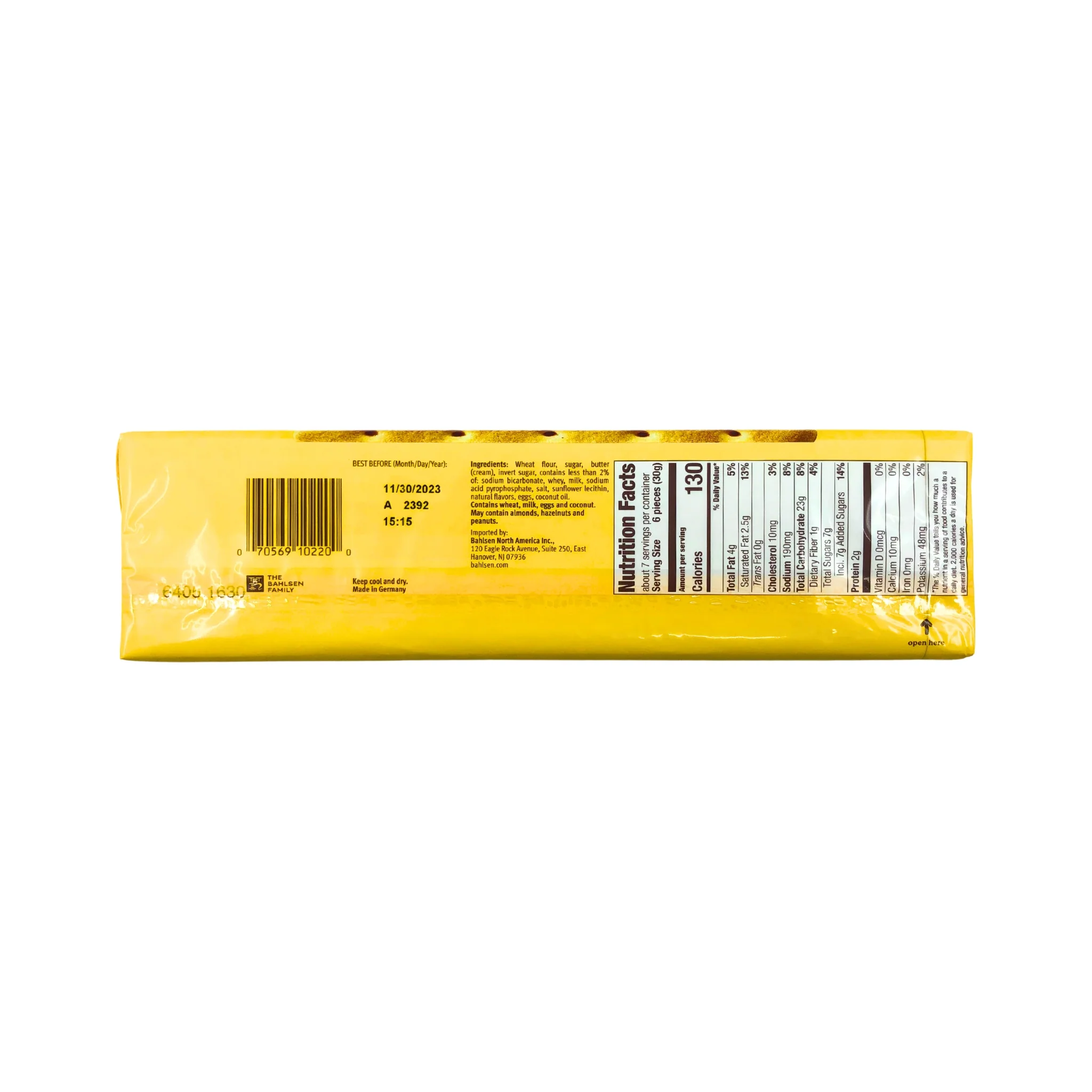 Bahlsen Leibniz Butter Biscuits 7 oz - Image 2