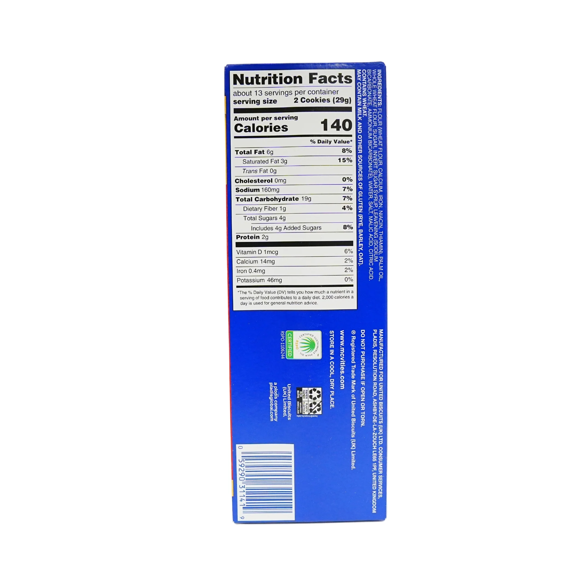 McVities Original Digestive Biscuit 14.1 oz box - Image 4