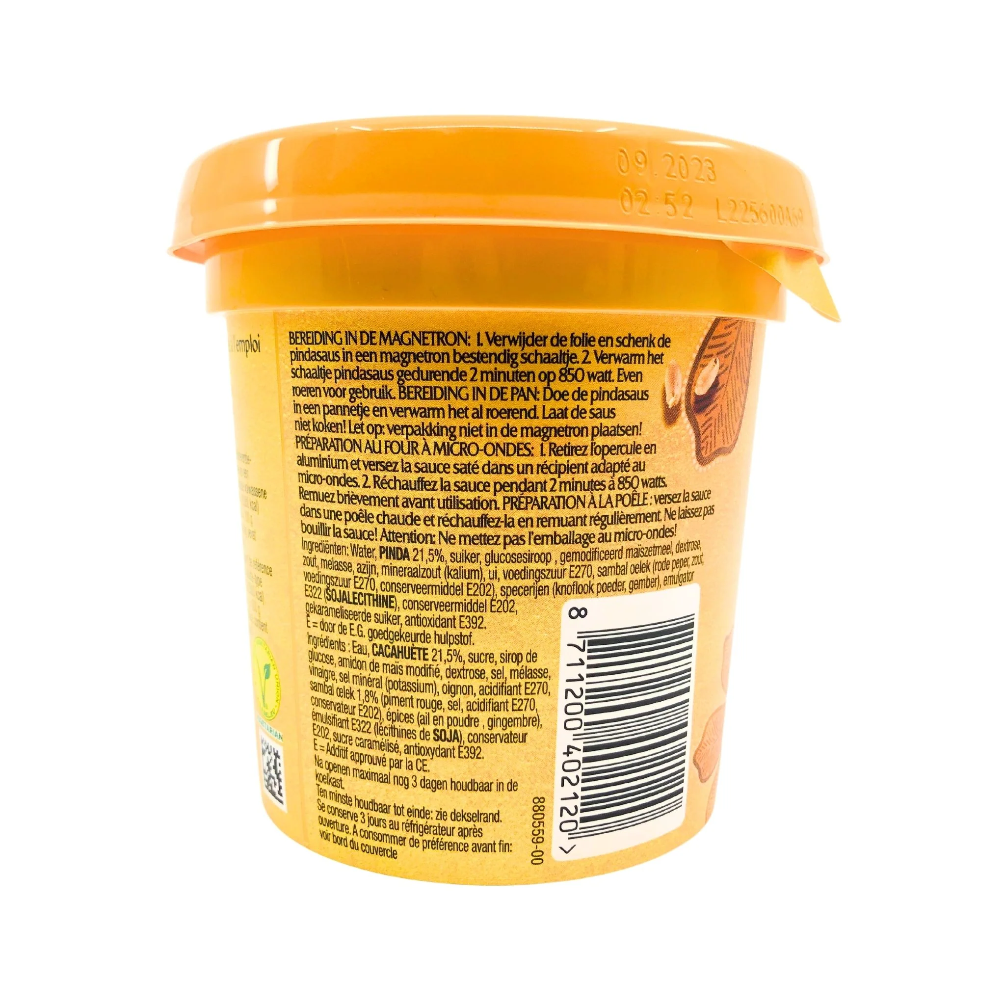 Conimex Mild Peanut Sauce  14.1 Oz (400ml) Tub - Image 3