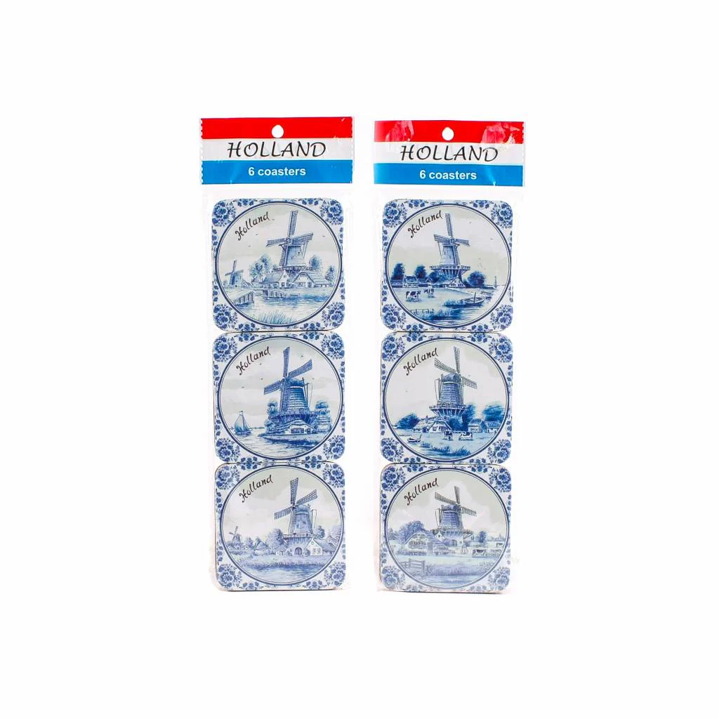 Delft Coasters Windmill set of 6 - Image 2