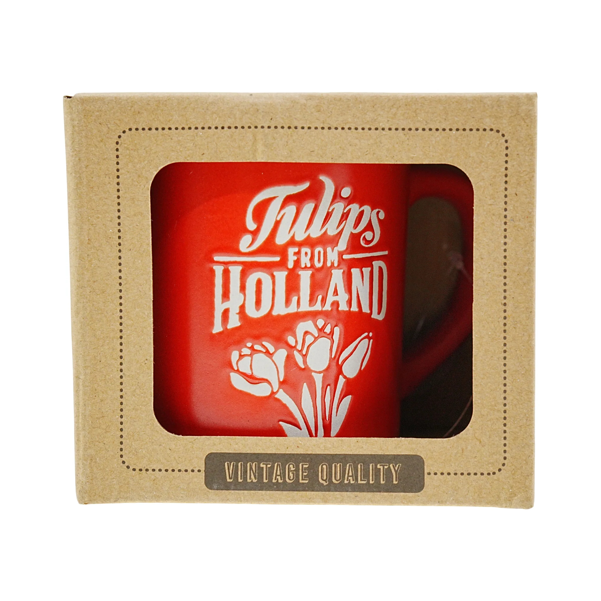 Holland Mug Red Tulip Design 12 oz in gift box - Image 3