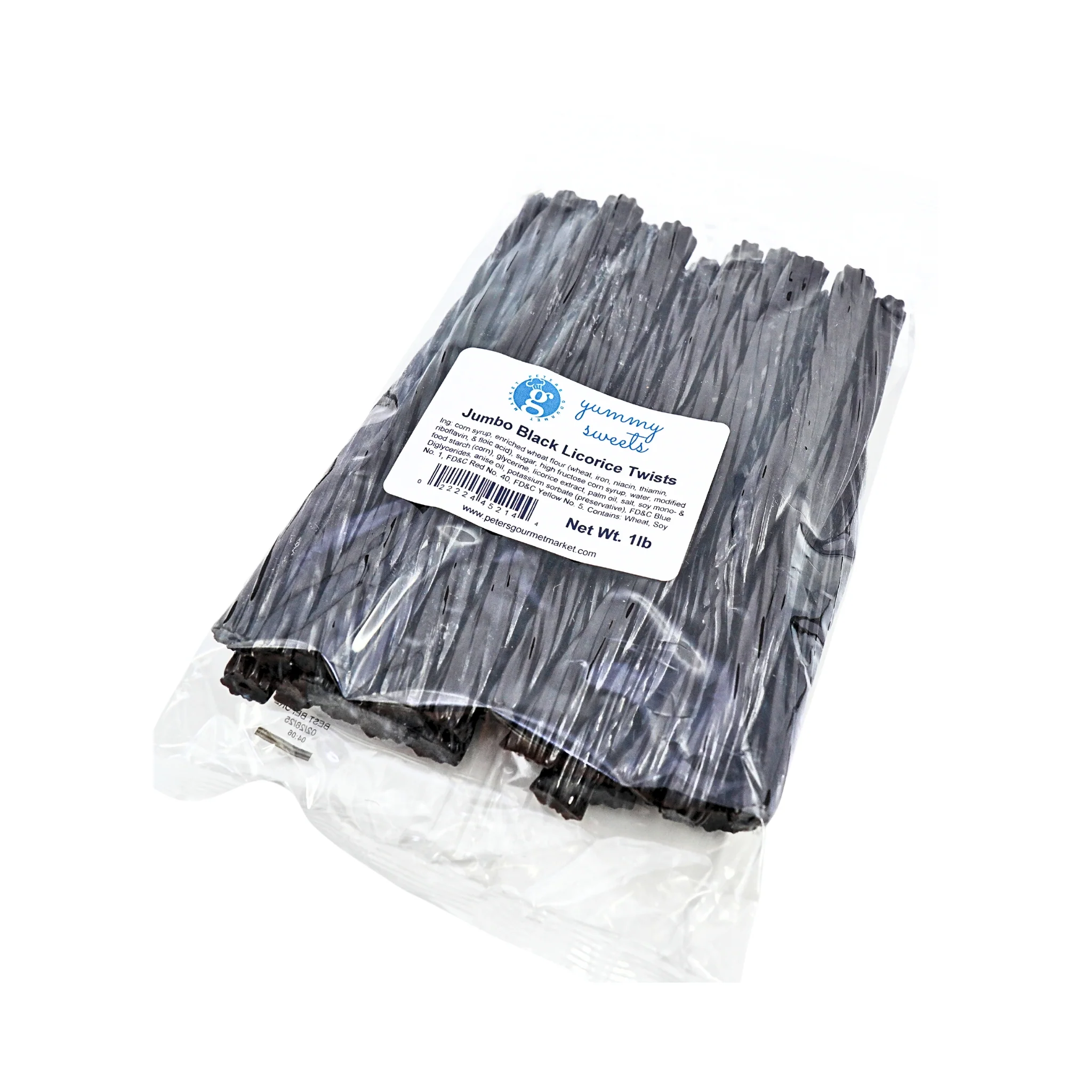 PGM Yummy Sweets Black  Jumbo Licorice Twist 1lb bag - Image 2