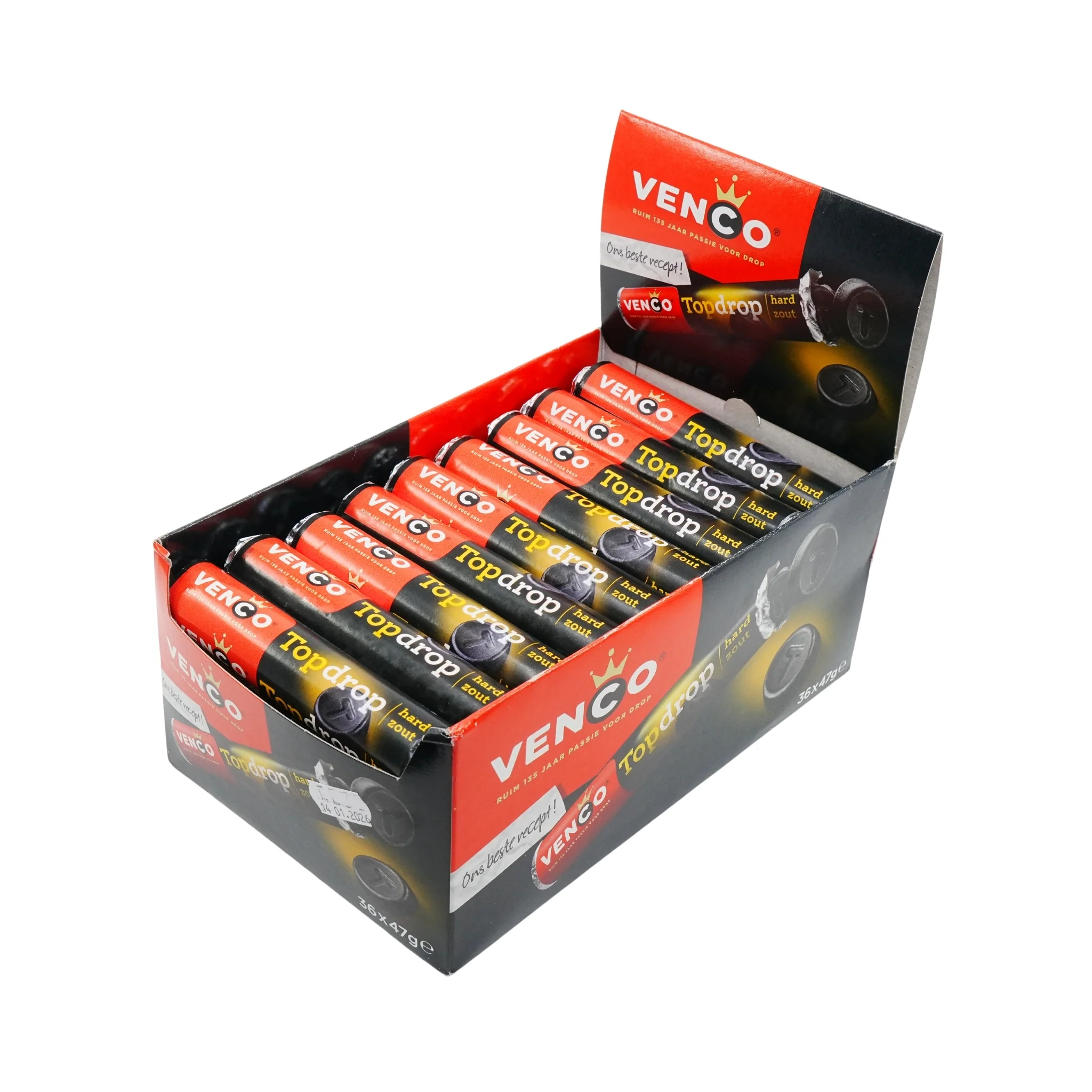 Venco TopDrop Licorice Rolls 36 ct Box - Image 4