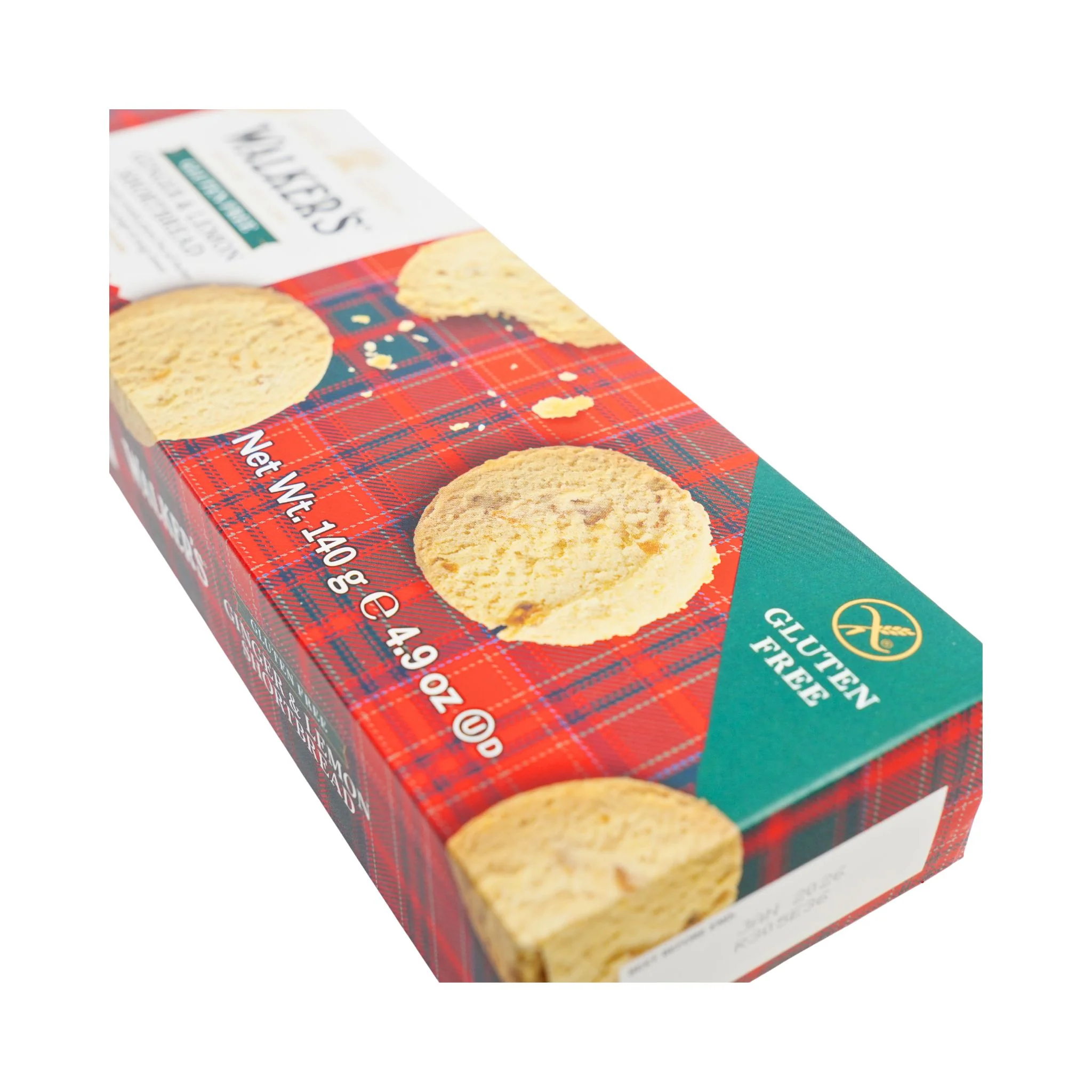 Walkers Gluten Free Ginger Lemon Shortbread Cookies 4.9oz - Image 3