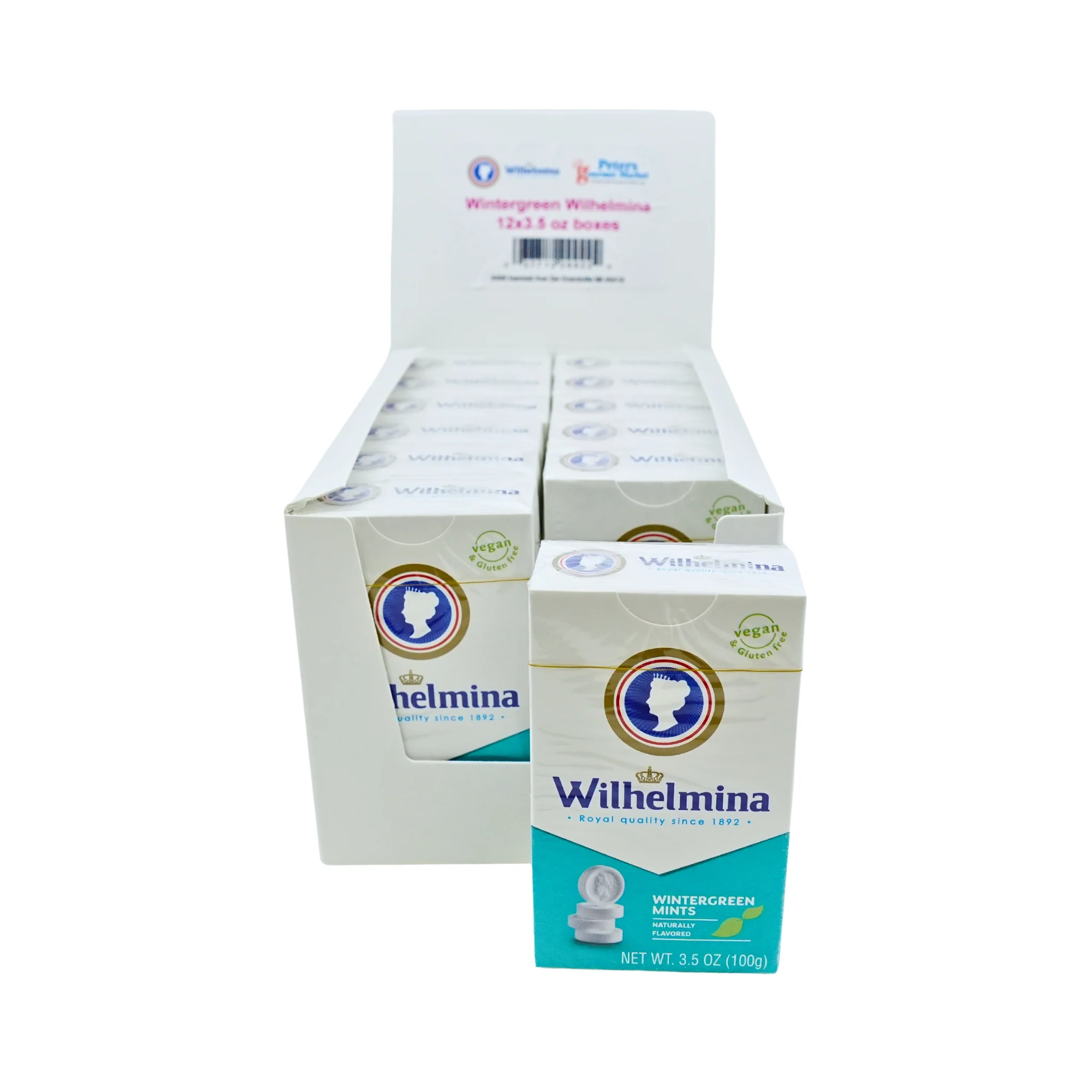 Wilhelmina Vegan Wintergreen 12 CT 3.5 oz boxes - Image 2