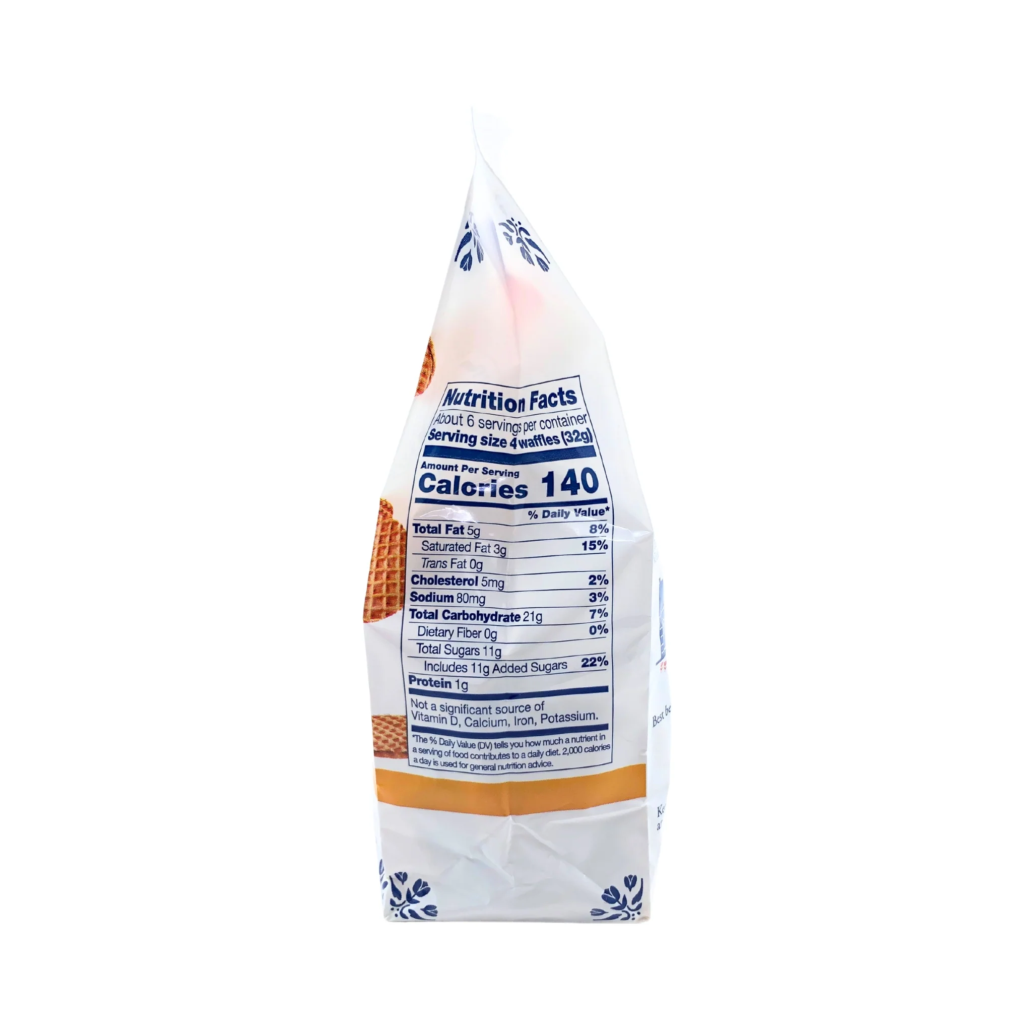 Daelmans Caramel Mini Wafers Cello 7 Oz bag - Image 3