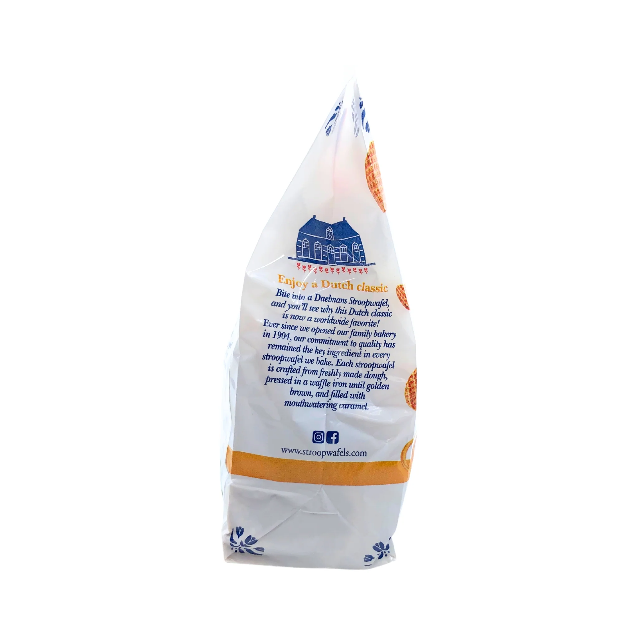 Daelmans Caramel Mini Wafers Cello 7 Oz bag - Image 5