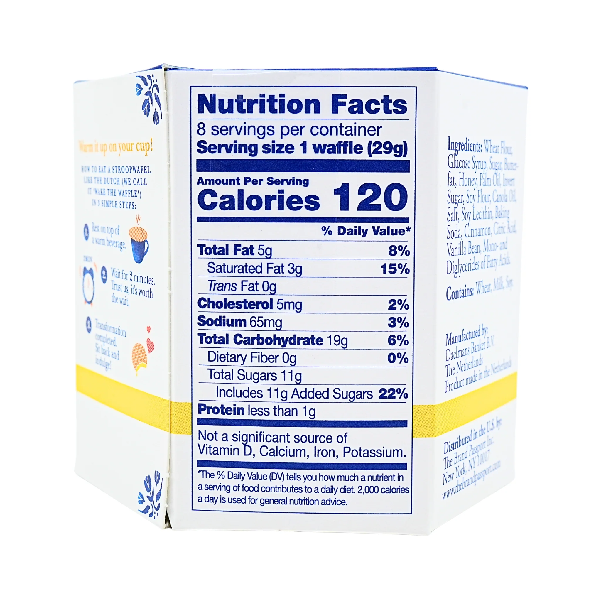 Daelmans Hex Box Honey Stroopwafels 8.11 oz - Image 4