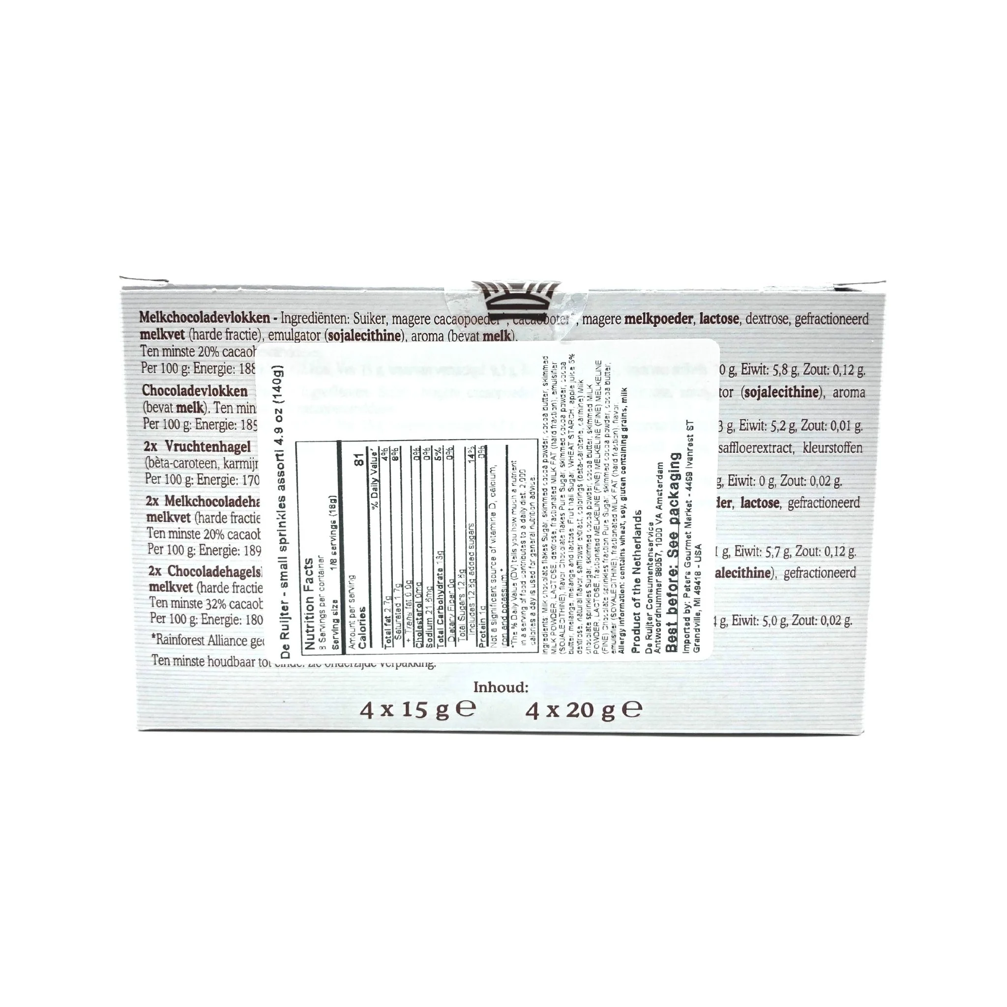 De Ruijter Mini Chocolate Hail Boxes 4.9 oz - Image 6