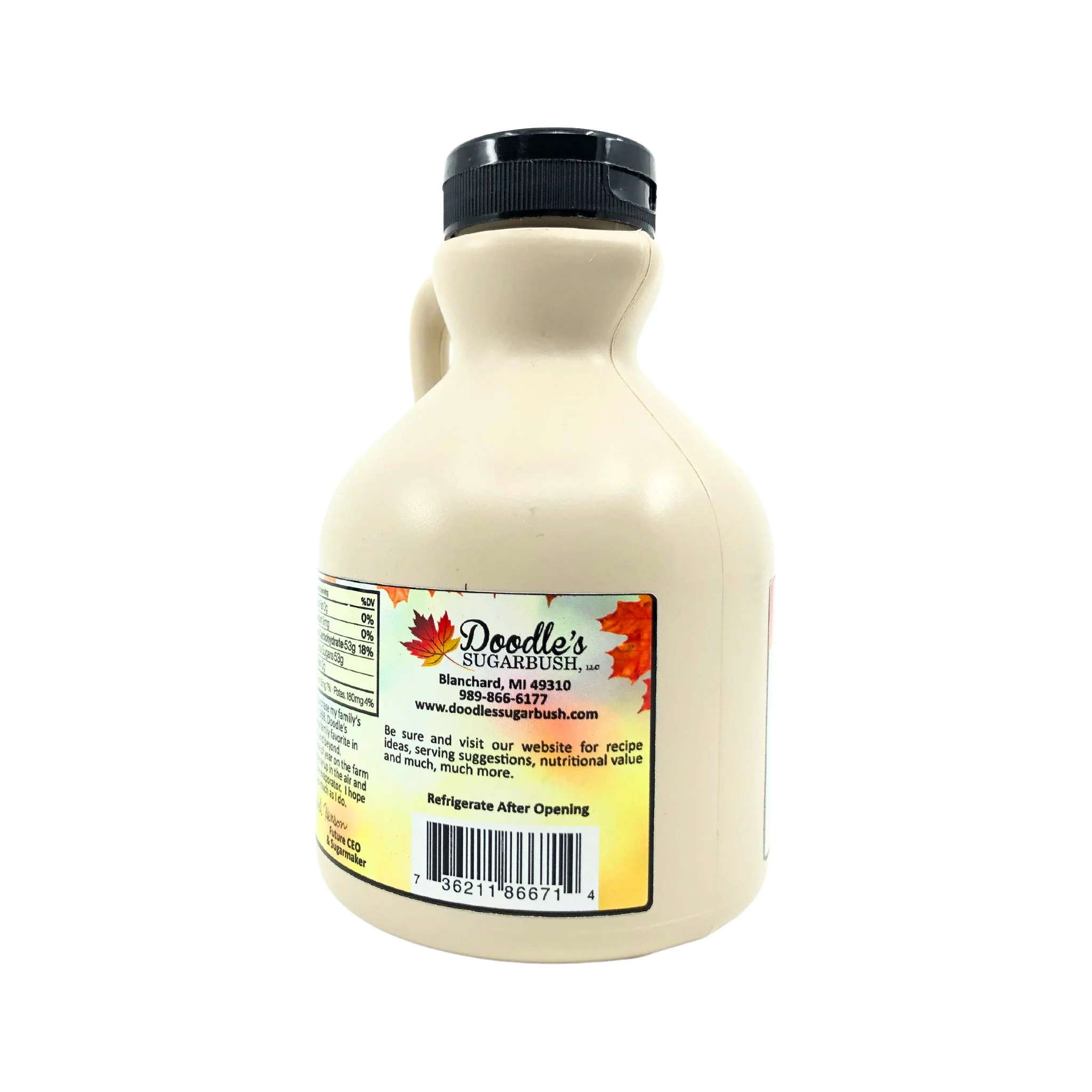 Doodles 100 % Pure Maple Syrup Plastic Jar16 oz - Image 3