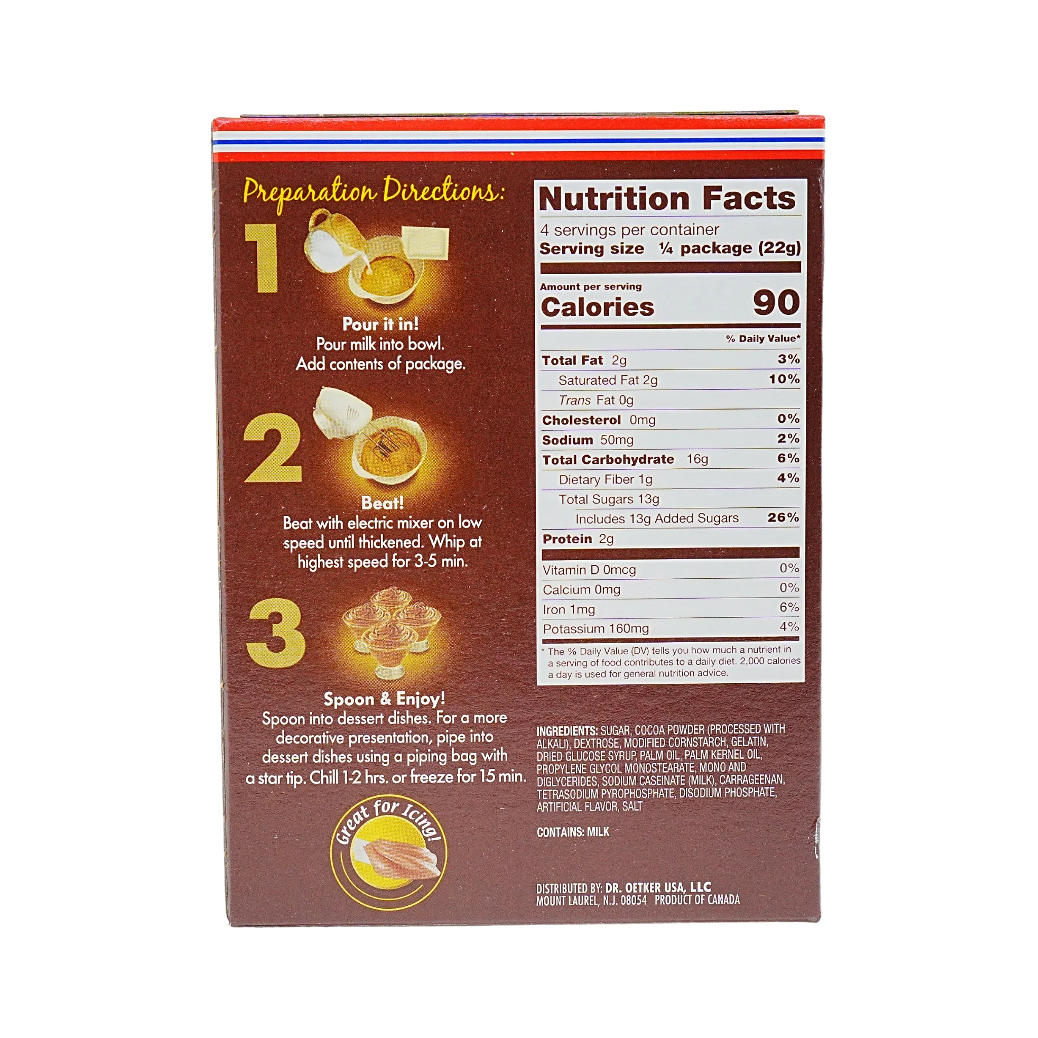 Dr Oetker Milk Chocolate Mousse 3 oz - Image 4