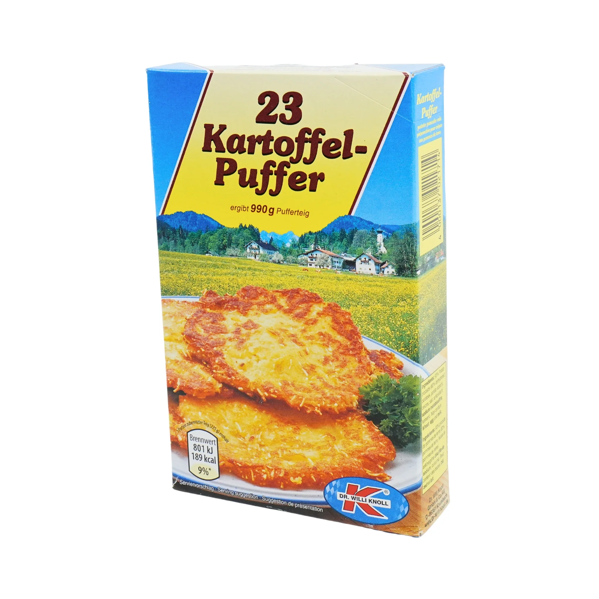 Dr Willi Knoll 23 Shredded Potato Pancake (Kartoffel Puffer)  8.46 oz(9) - Image 2