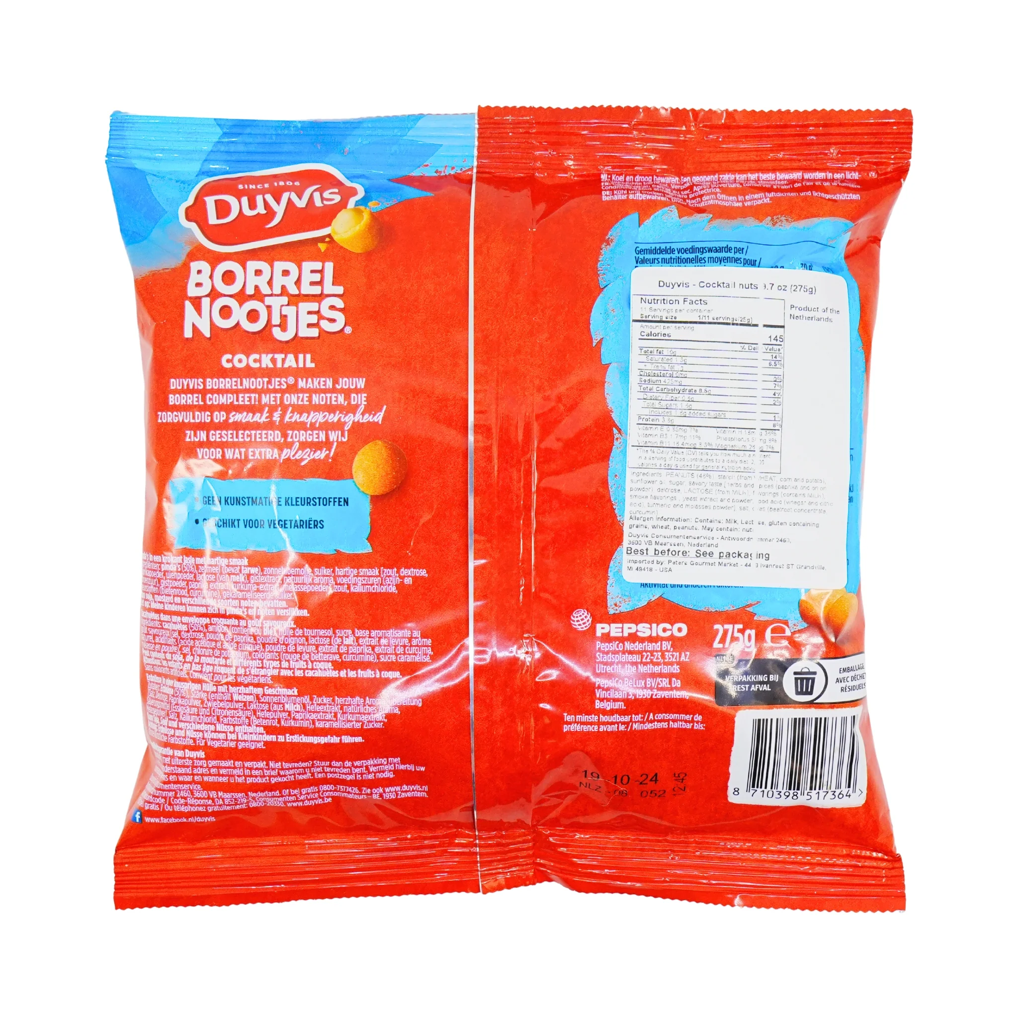 Duyvis Borrelnootjes Cocktail Nuts 9.7 oz - Image 3