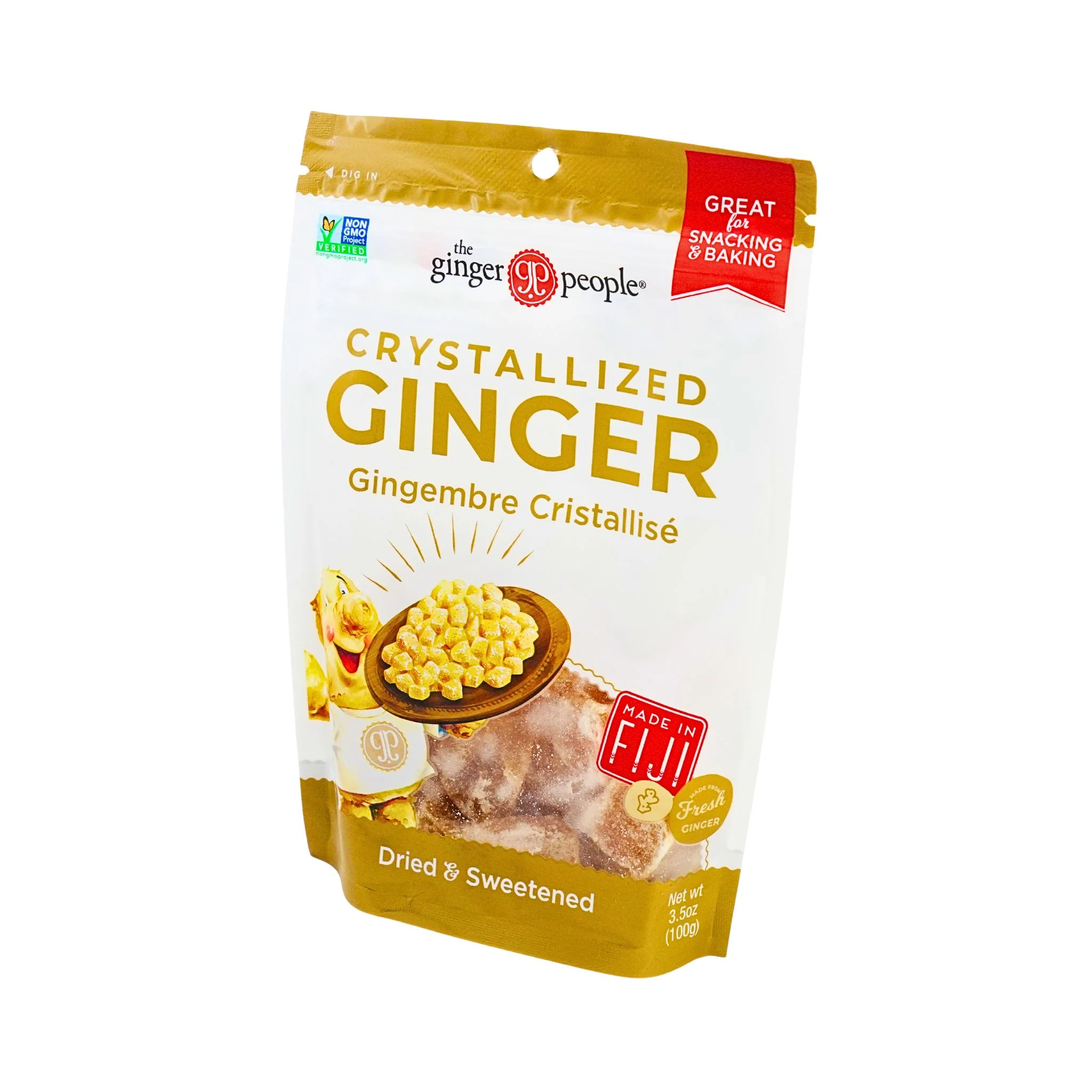 Ginger People Crystallized Ginger Chips  3.5 oz - Image 3