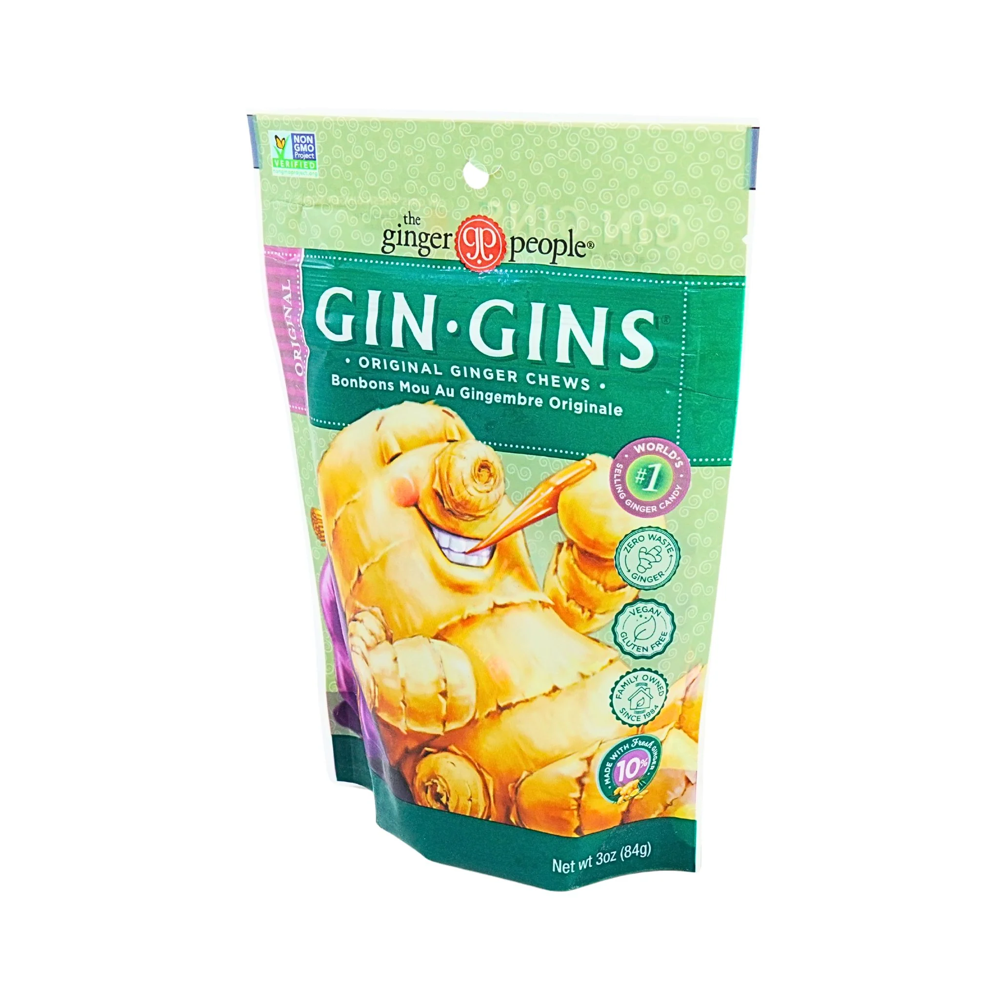 Ginger People Original Ginger Chews 3 Oz - Image 3
