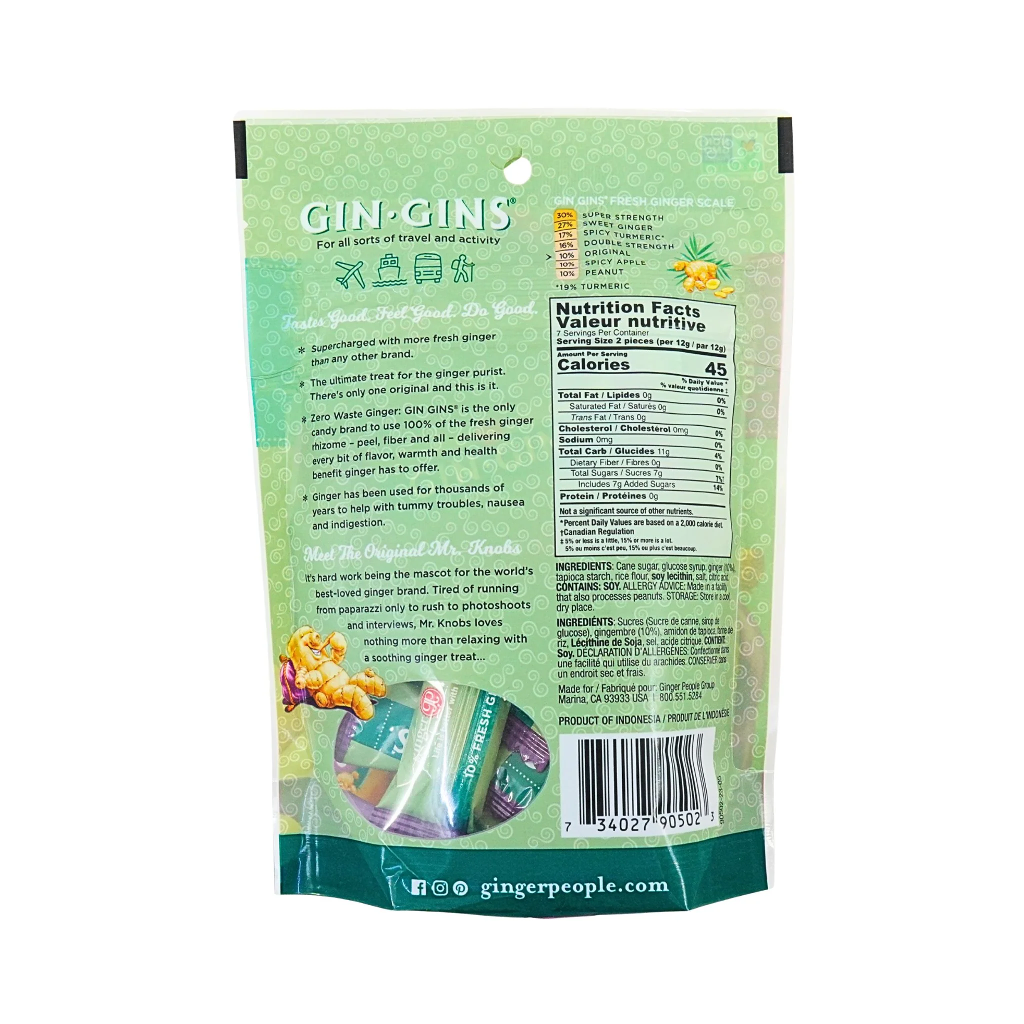 Ginger People Original Ginger Chews 3 Oz - Image 4