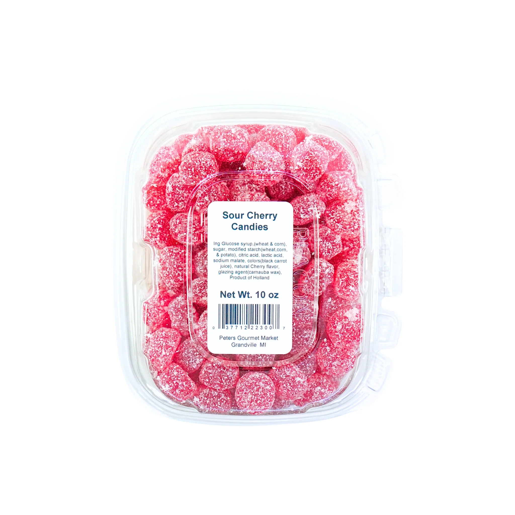Gustafs Sour Cherry Buttons 10 oz tub - Image 3