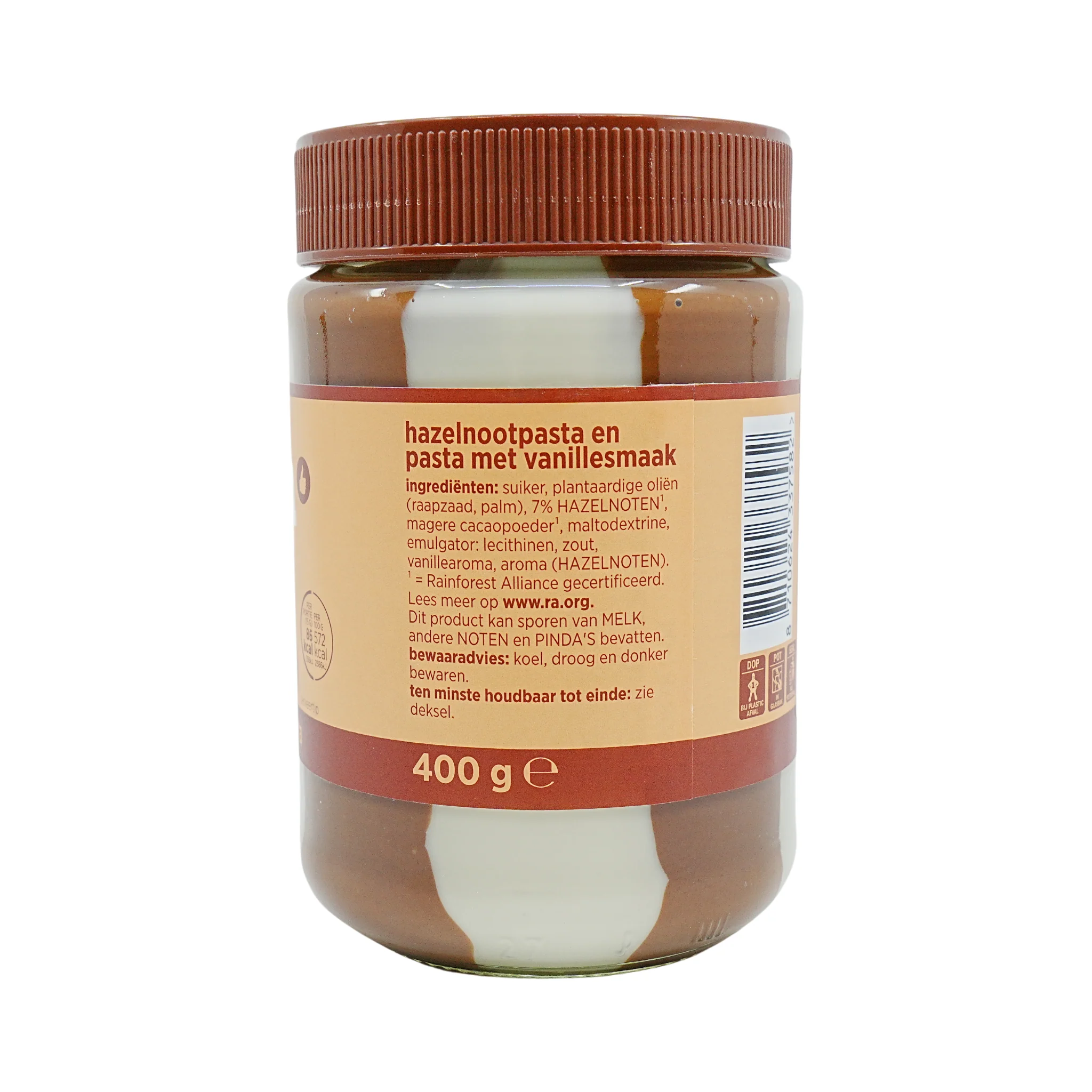 Gwoon DUO Hazelnut & White Chocolate Spread 14 oz jar - Image 3