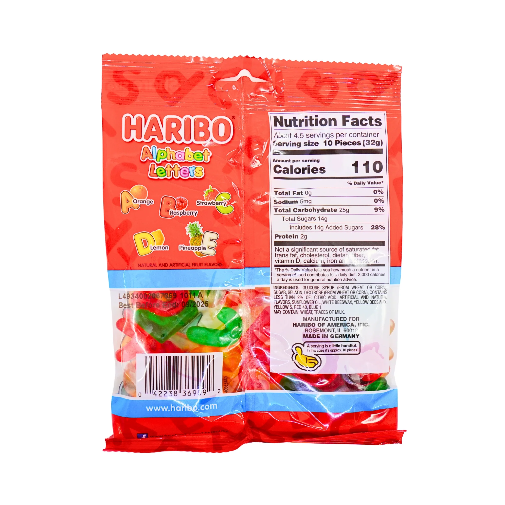 Haribo Alphabet Letters 5oz Bag - Image 3