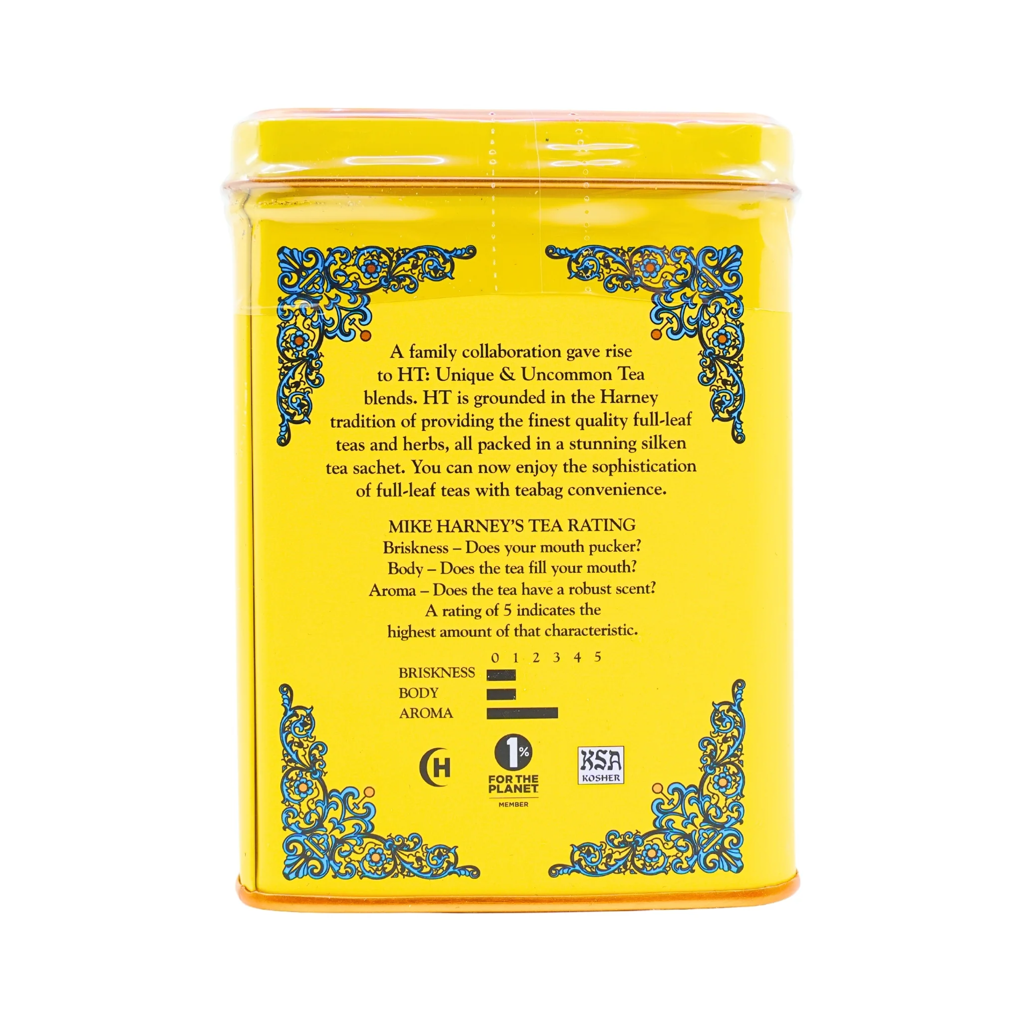 Harney & Sons Chamomile and Lavender Yellow & Blue 20 Ct Tea Tin - Image 4