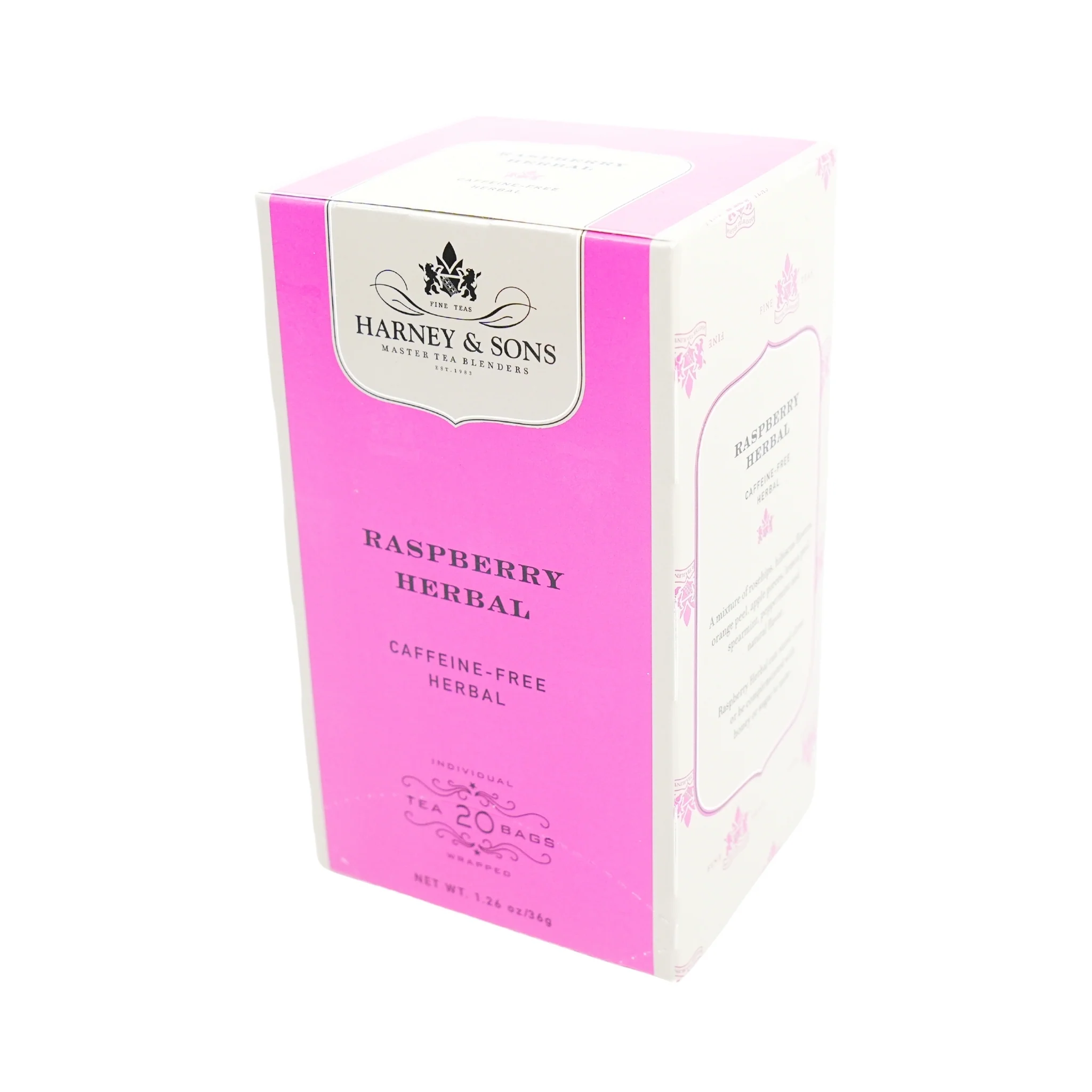 Harney & Sons Premium Red Raspberry Tea 20 Ct Box - Image 2