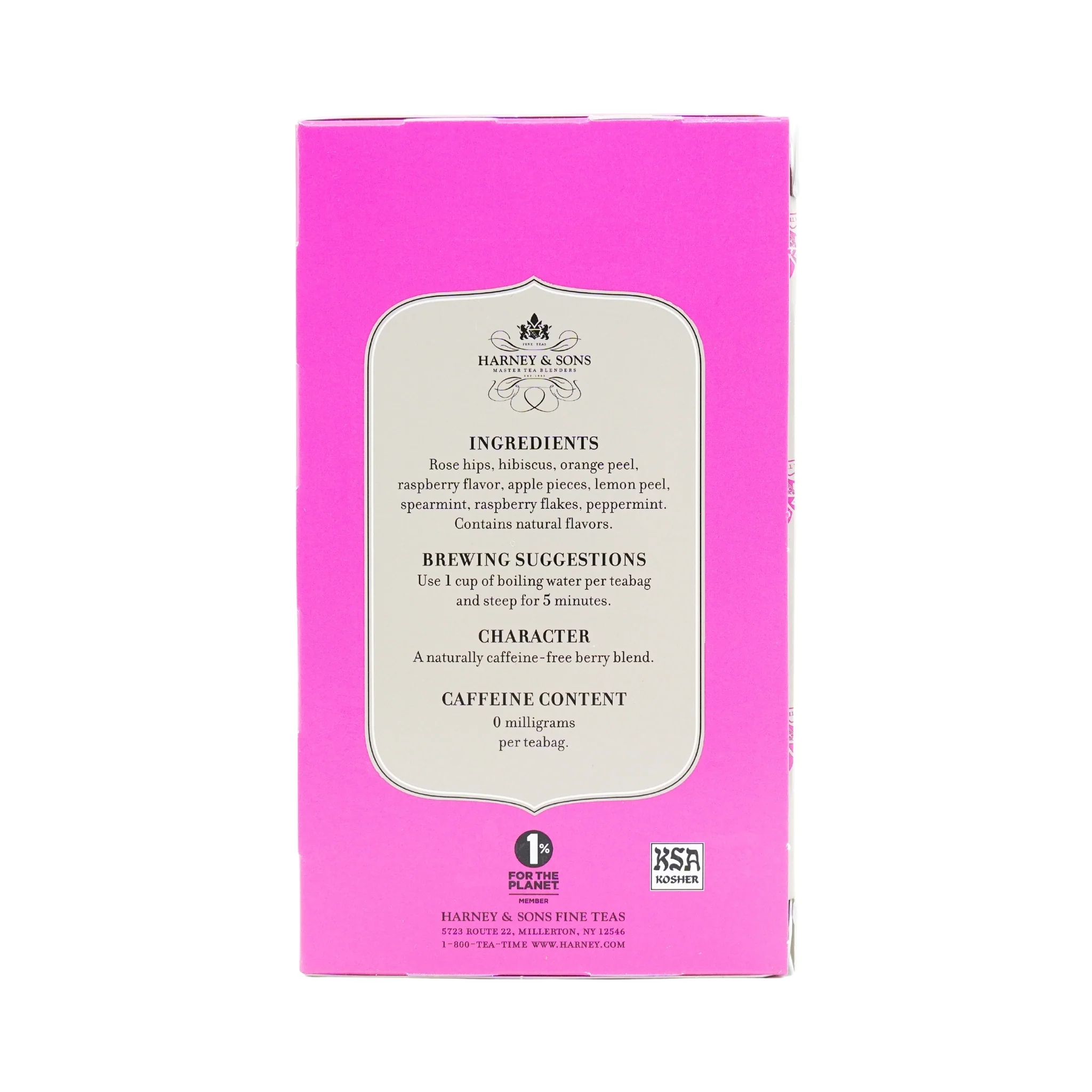 Harney & Sons Premium Red Raspberry Tea 20 Ct Box - Image 4