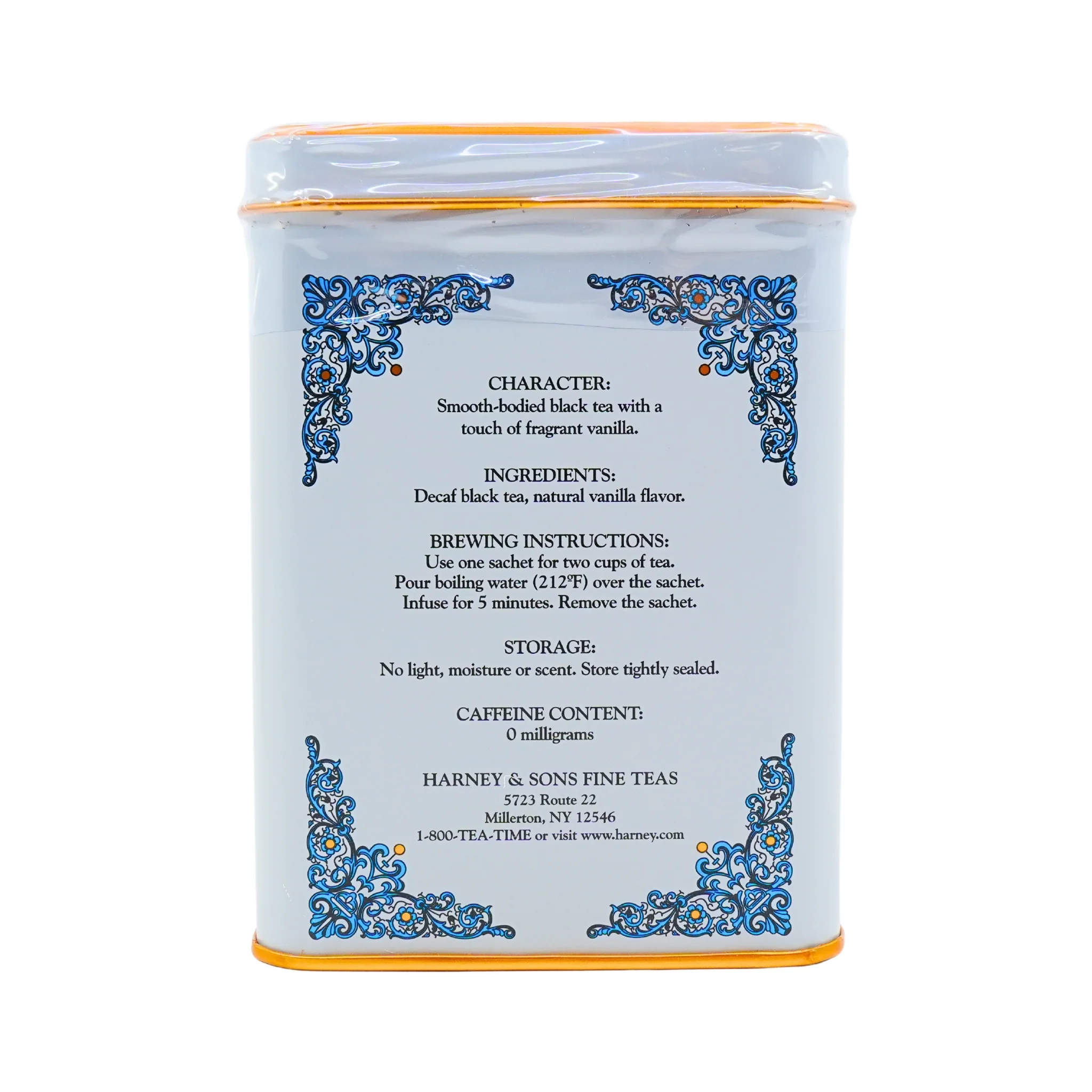 Harney & Sons Vanilla Comoro Tea 20 Ct Tin - Image 3