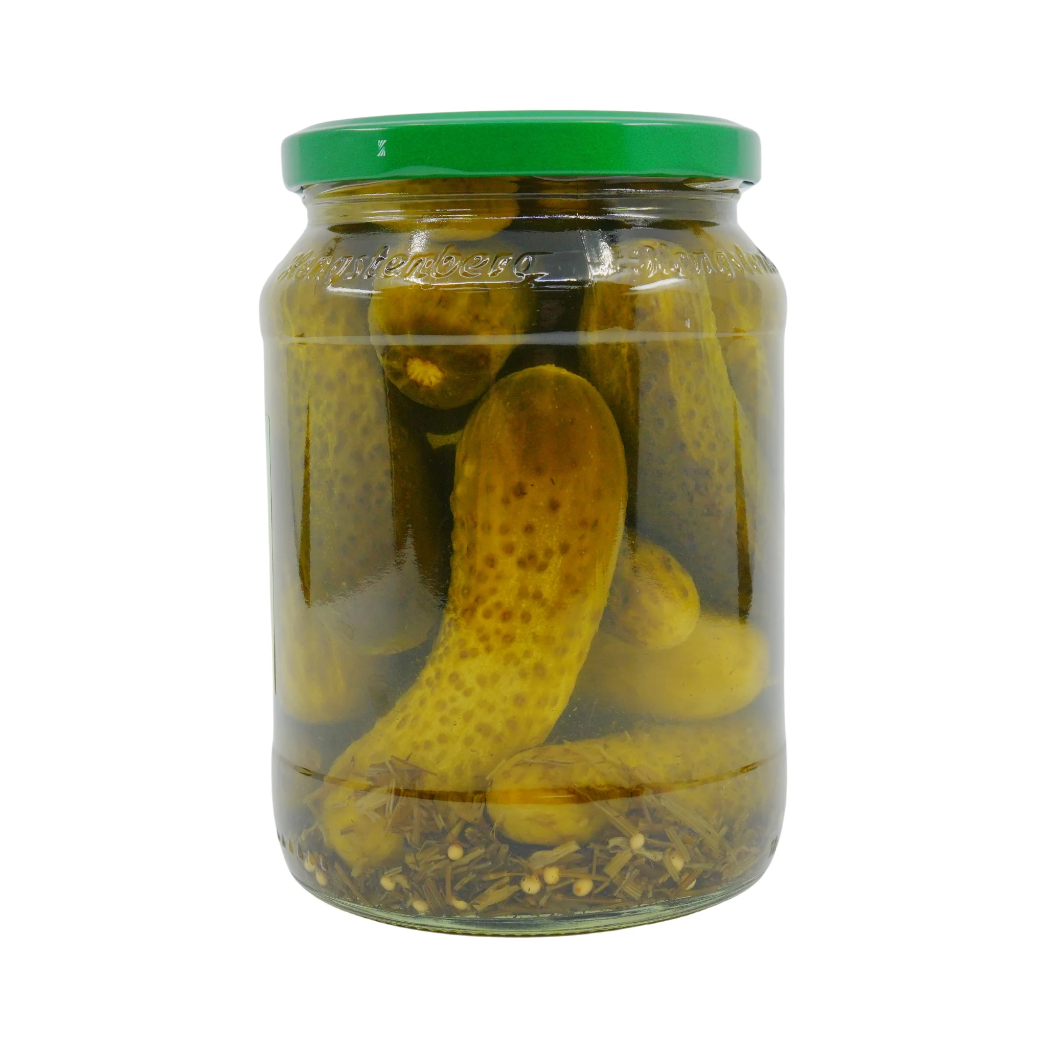 Hengstenberg Crunchy Gherkins 24 oz Jar - Image 4