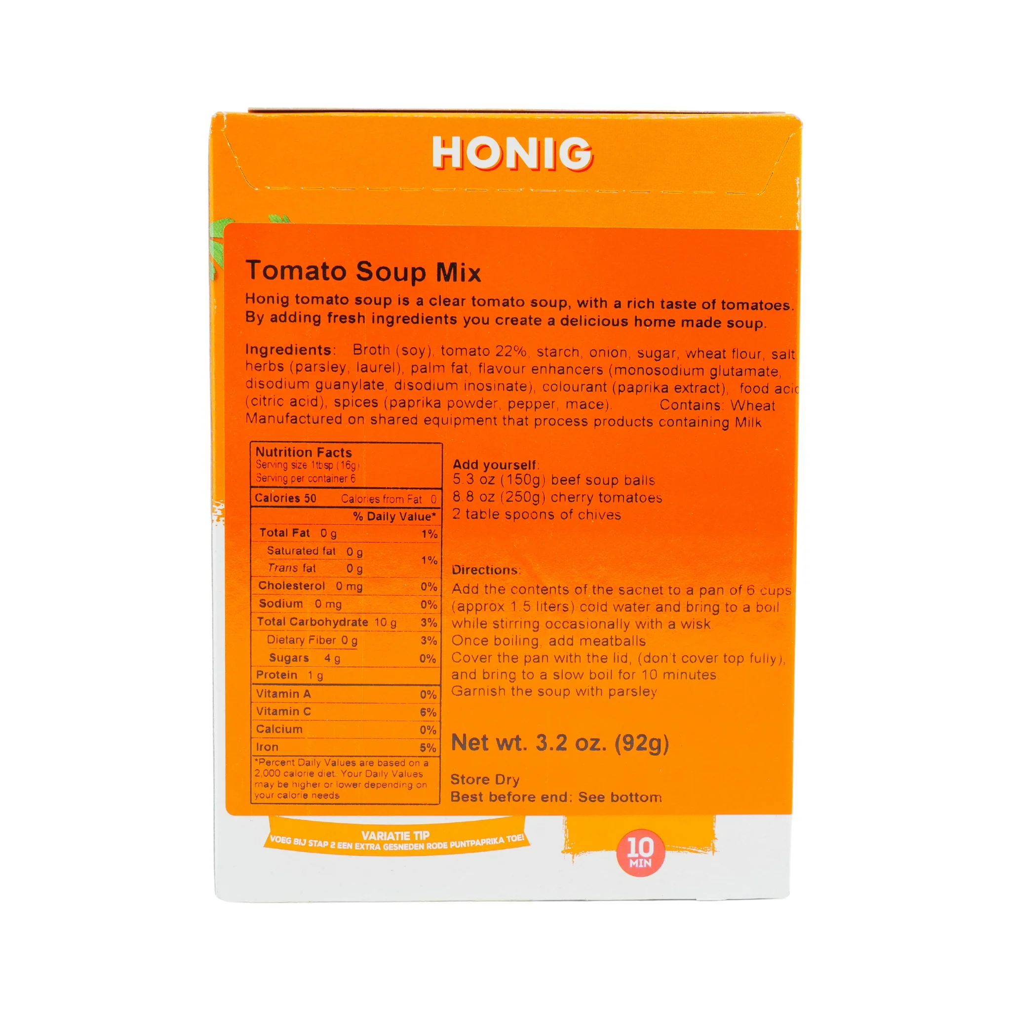 Honig Tomato Soup Mix 3.2 oz - Image 3