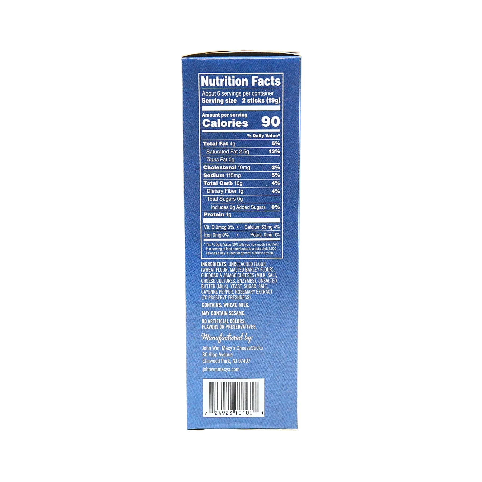 John Macy Original Cheddar Cheesesticks 4 Oz Box - Image 3