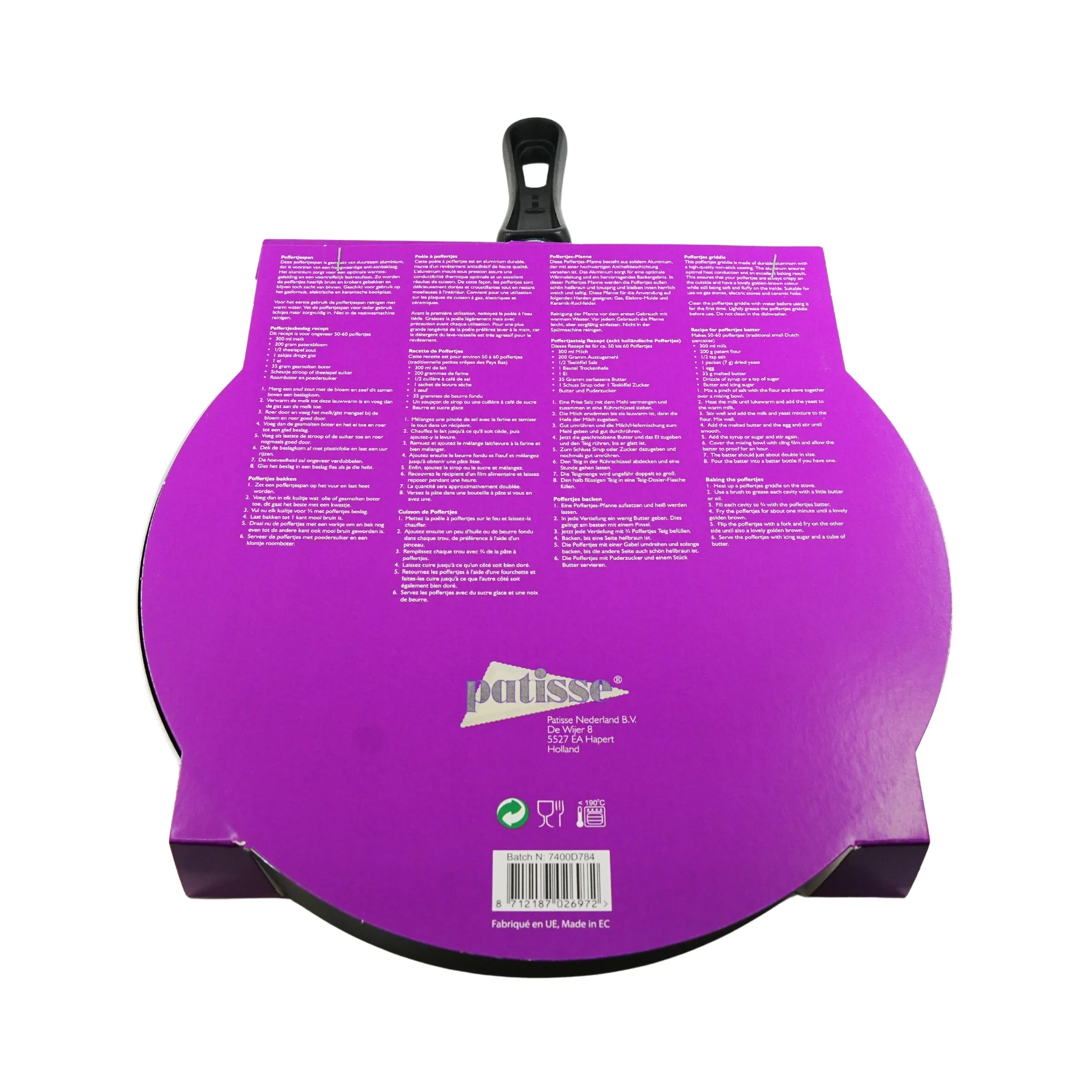 Koopmans Poffertjes Non Stick Pan  For Gas Stoves Only - Image 3