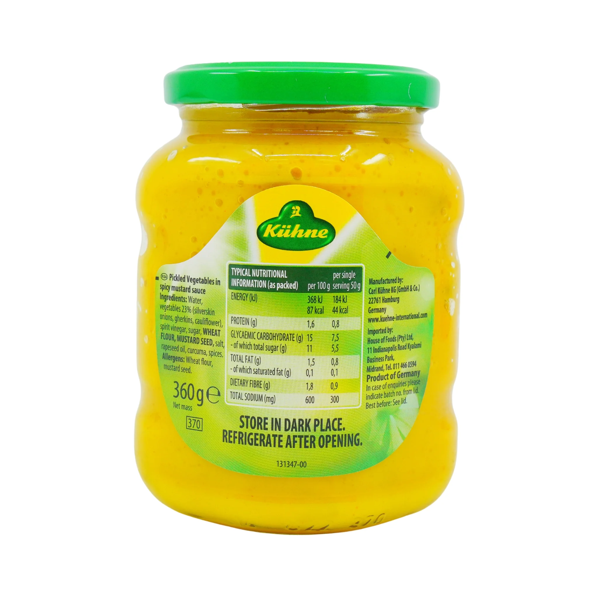 Kuhne Piccalilly 12 Oz Jar 360 gr - Image 3