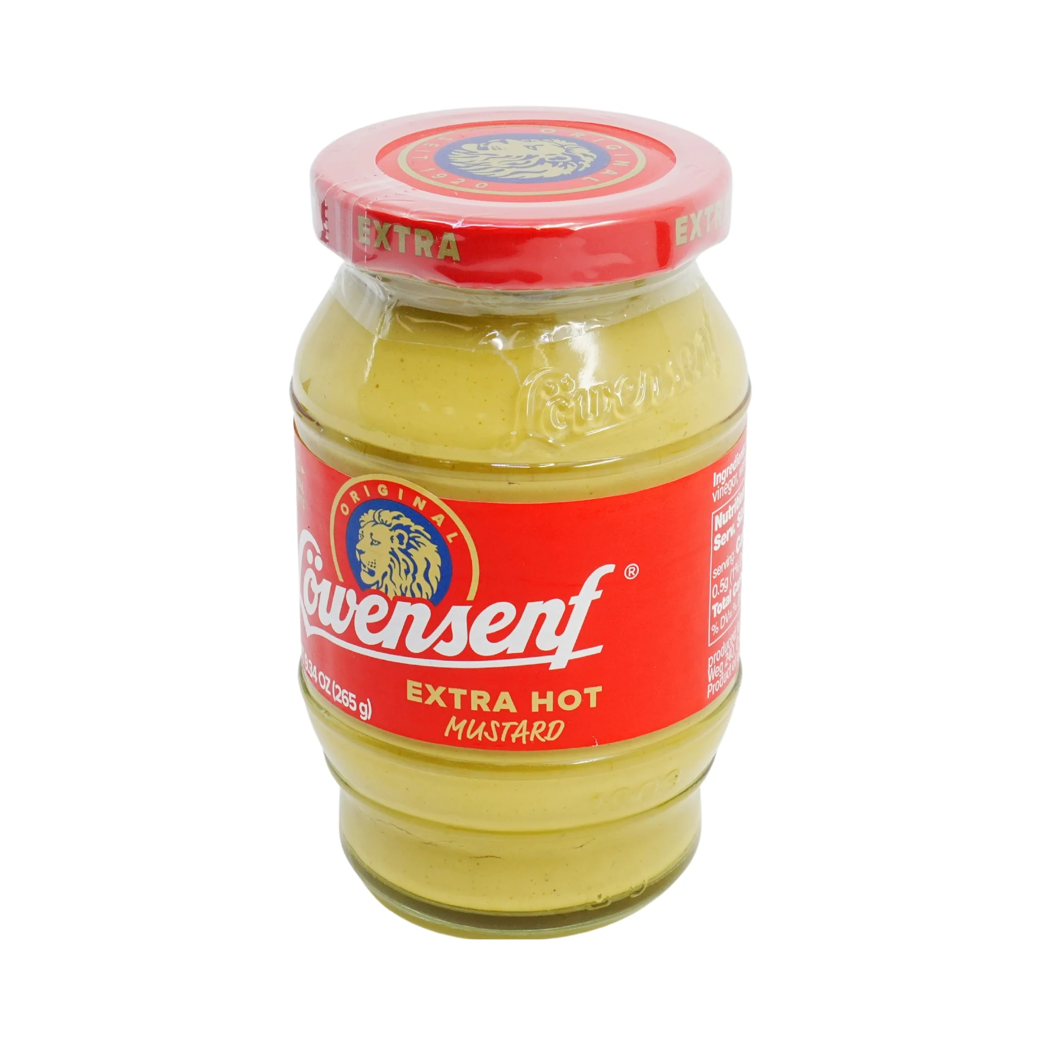 Lowensenf Extra Hot Mustard 9.3 oz - Image 2