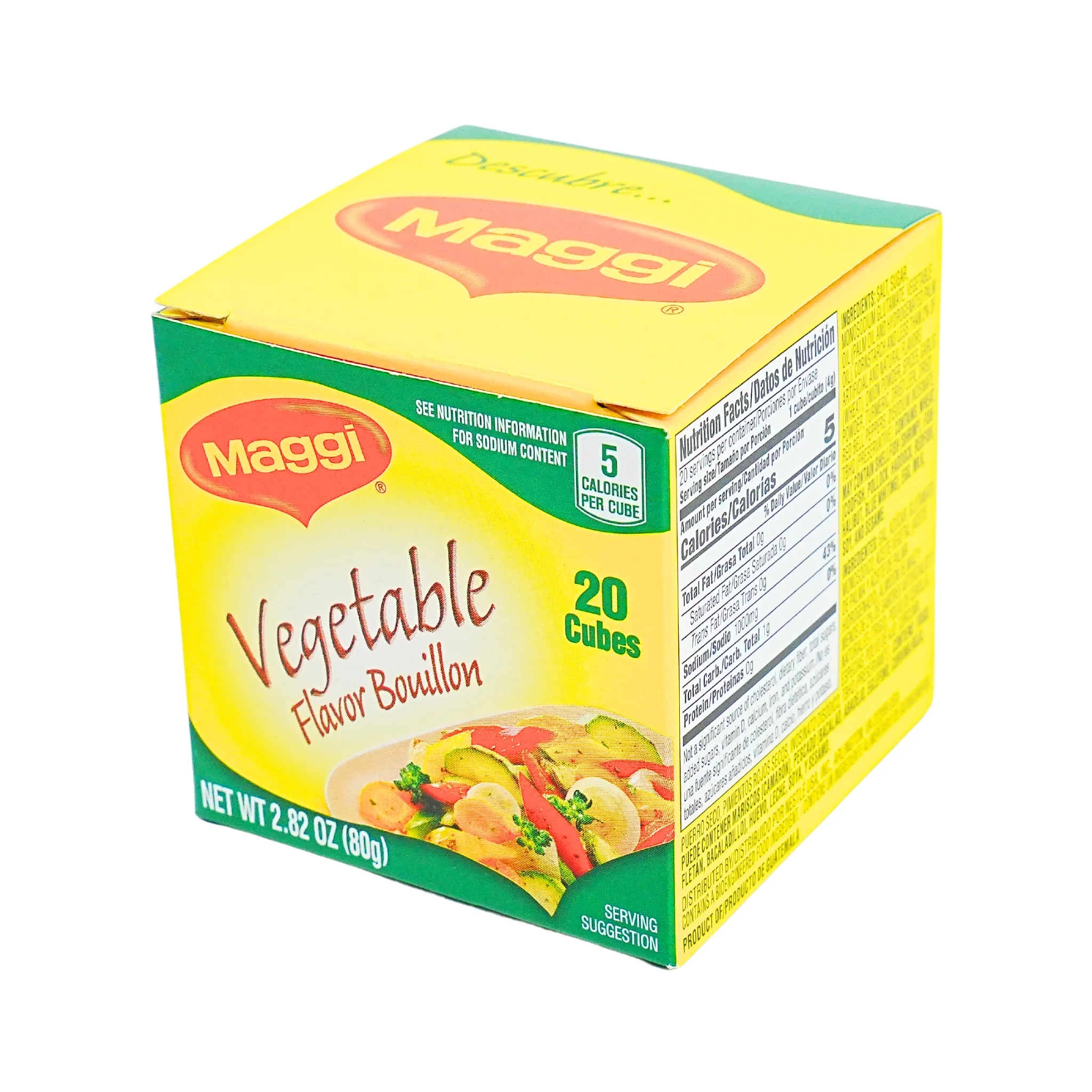 Maggi Vegetable Flavored Bouillon Cubes 20ct Box - Image 2