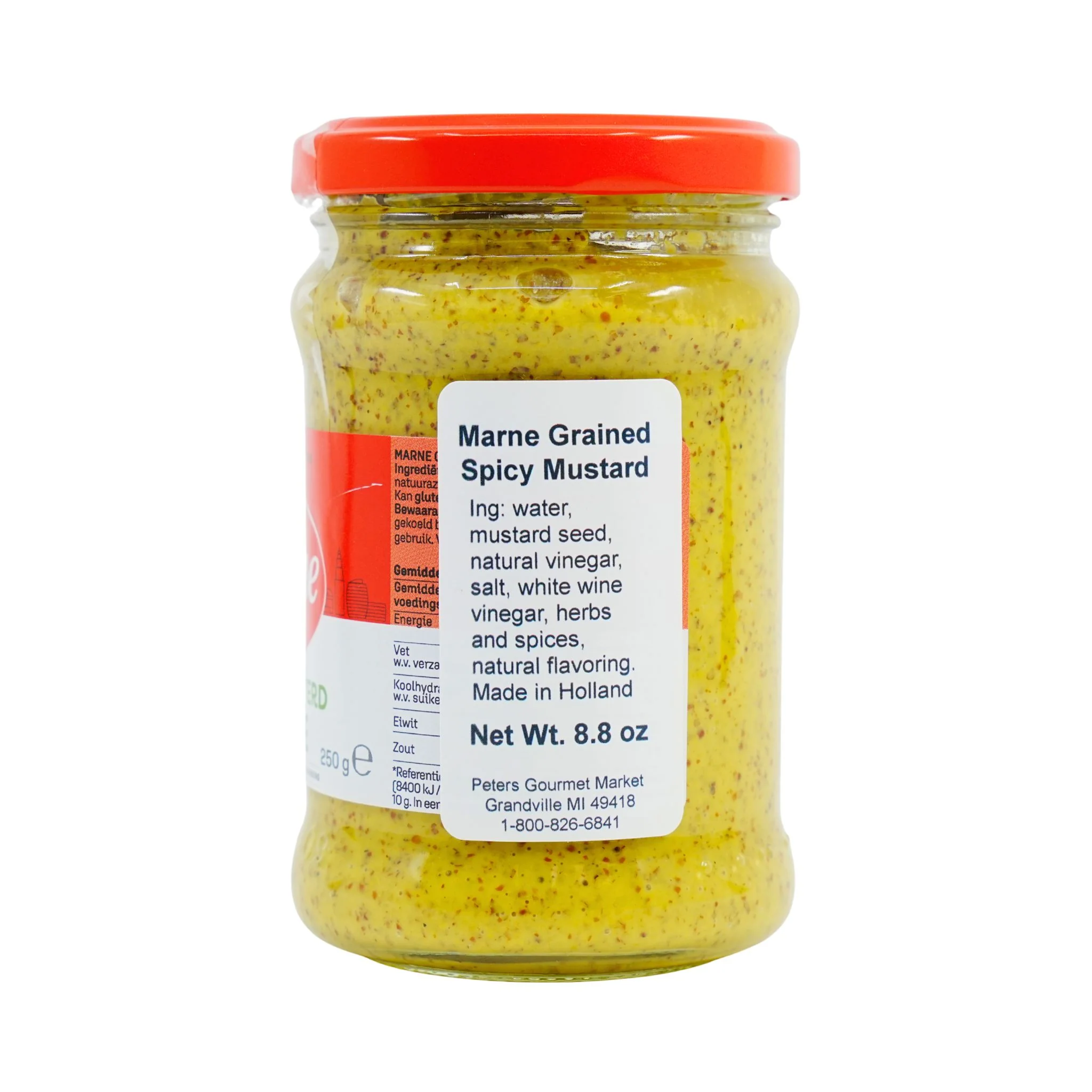 Marne Grained Dutch Mustard 8.8 Ounce Jar - Image 3