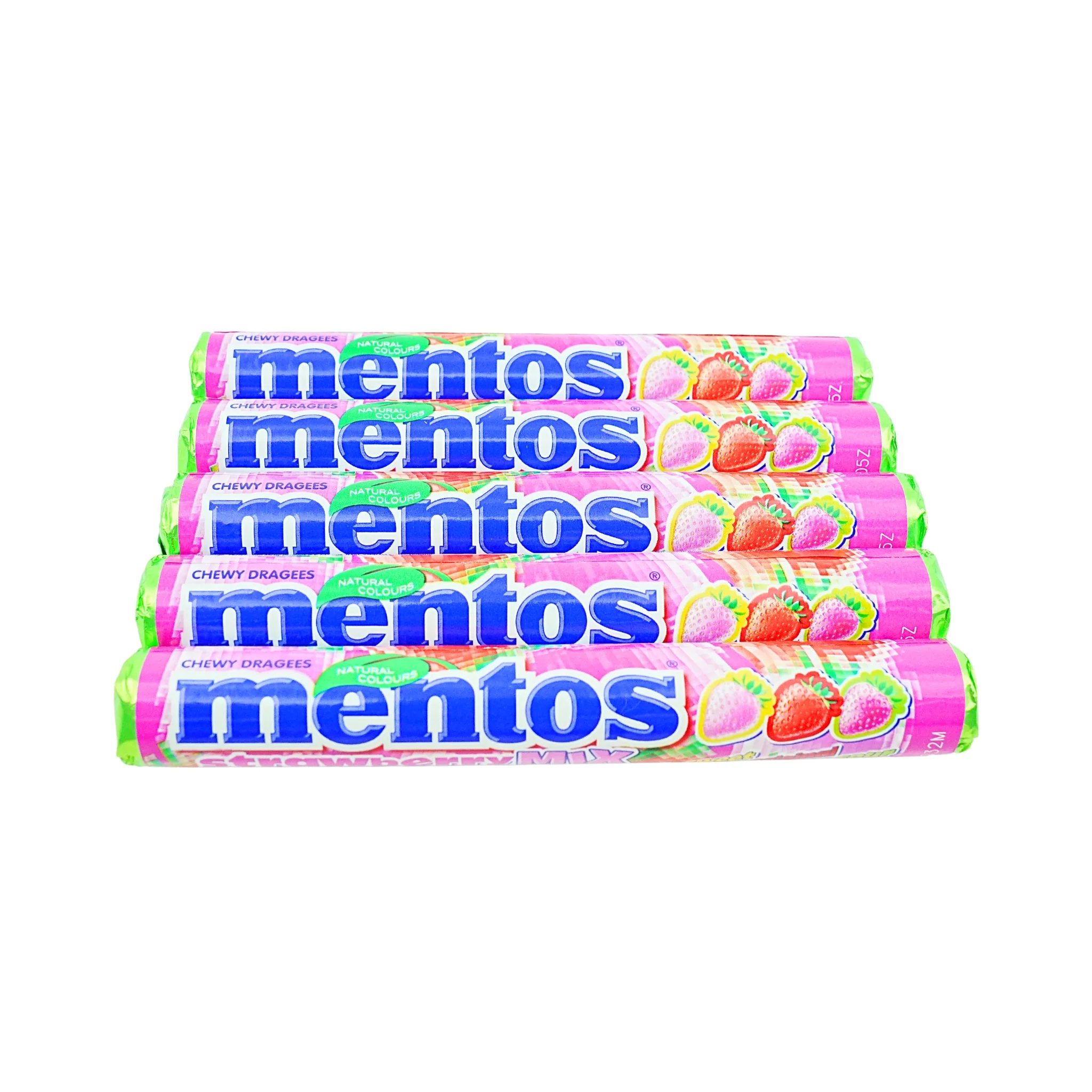 Mentos 5 pack Strawberry Mix - Image 3