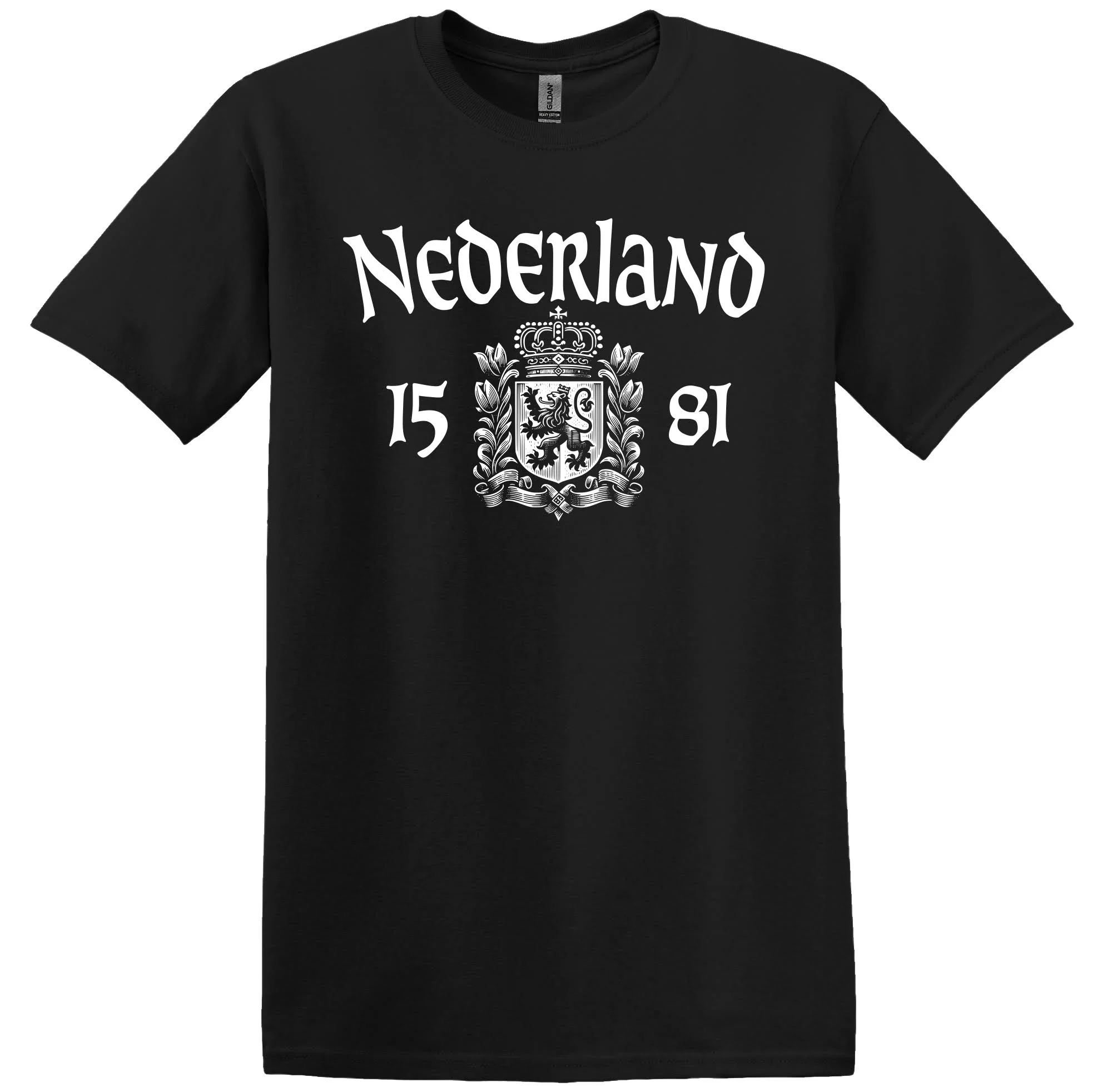 Nederland 1581 Crest T Shirt XX Large Black - Image 2