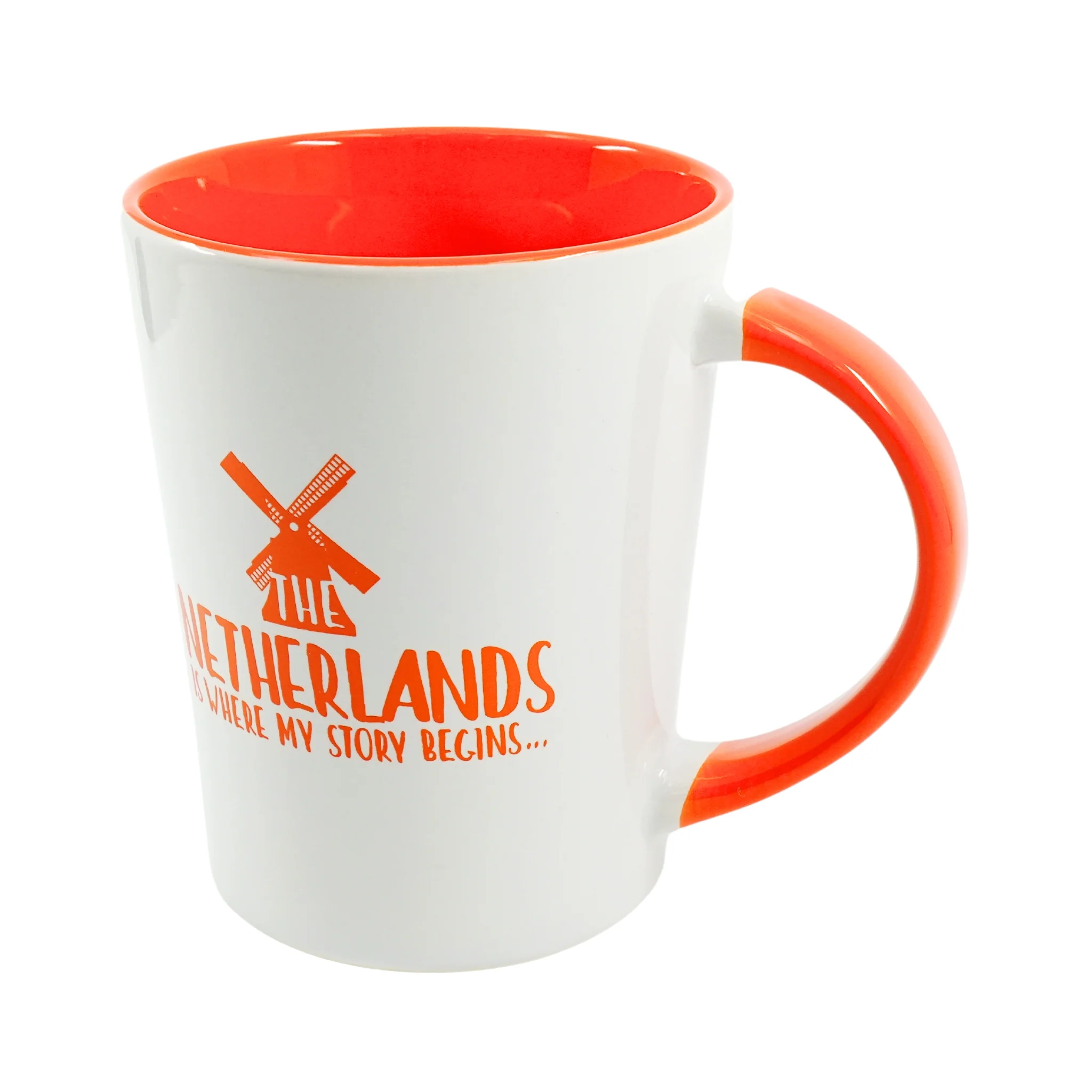 Netherlands Is Where My Story Begins Orange 12oz Mug - Image 2