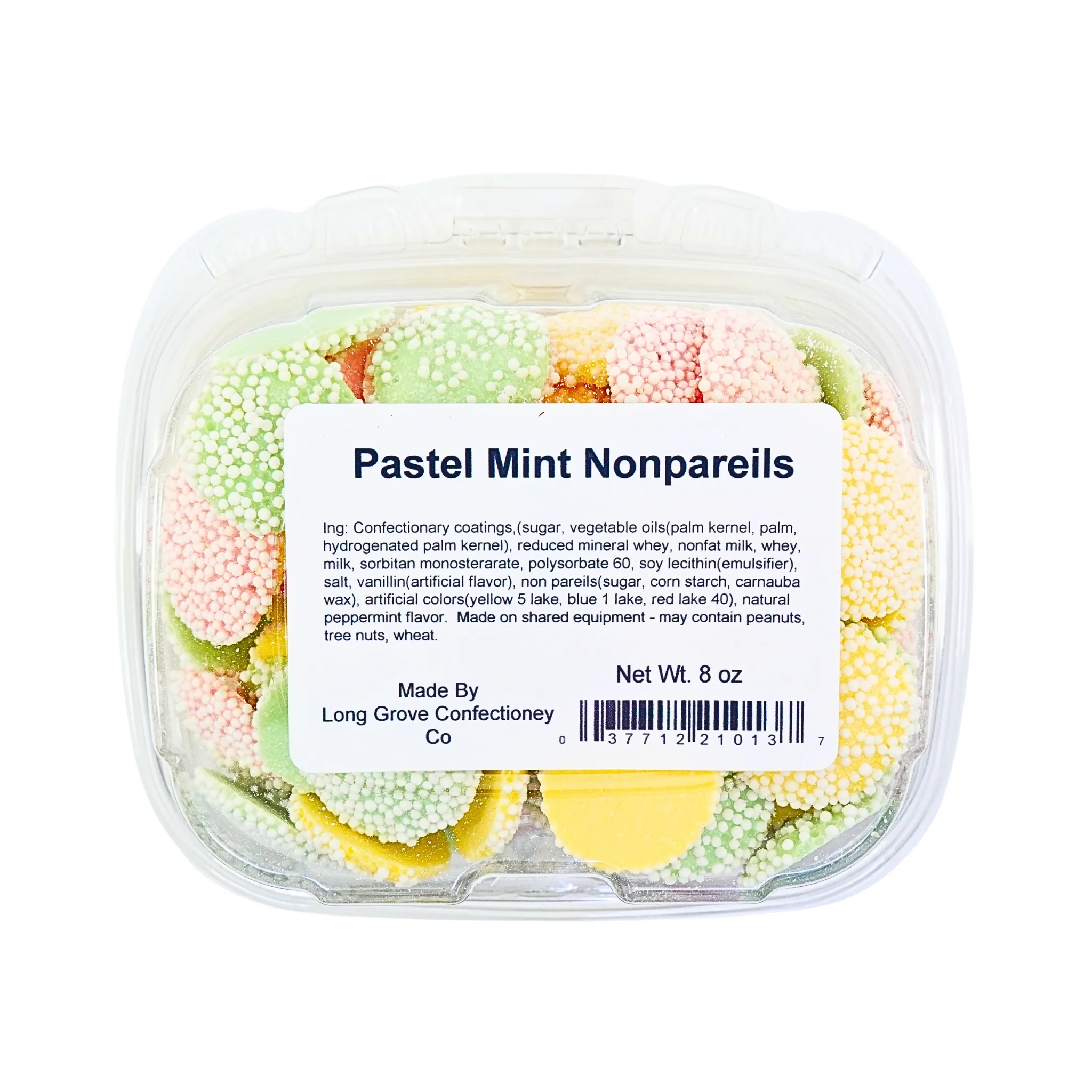 Pastel Mint Nonpareils Assorted  8 oz - Image 3