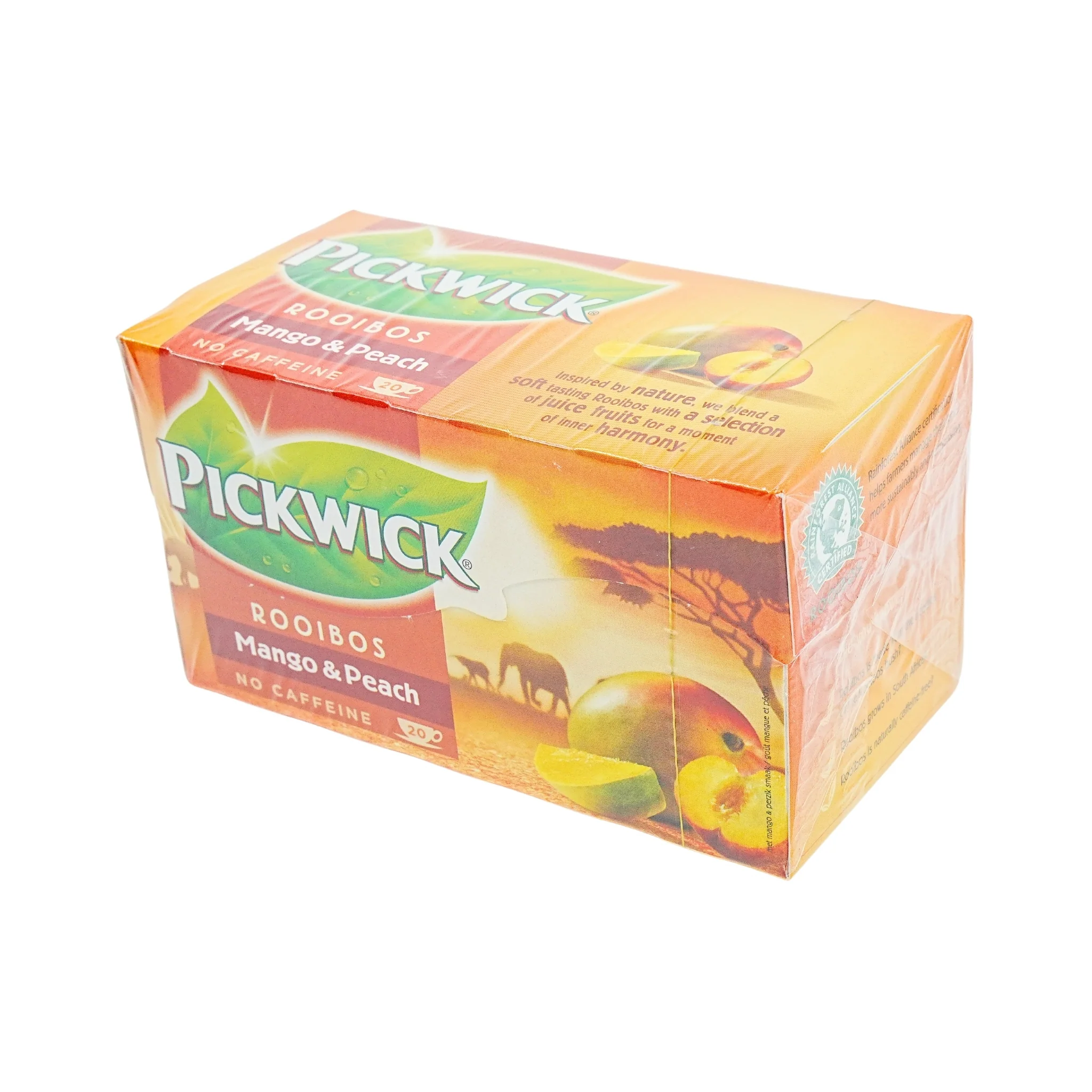 Pickwick Mango & Peach  Rooibos Tea 20ct box - Image 2