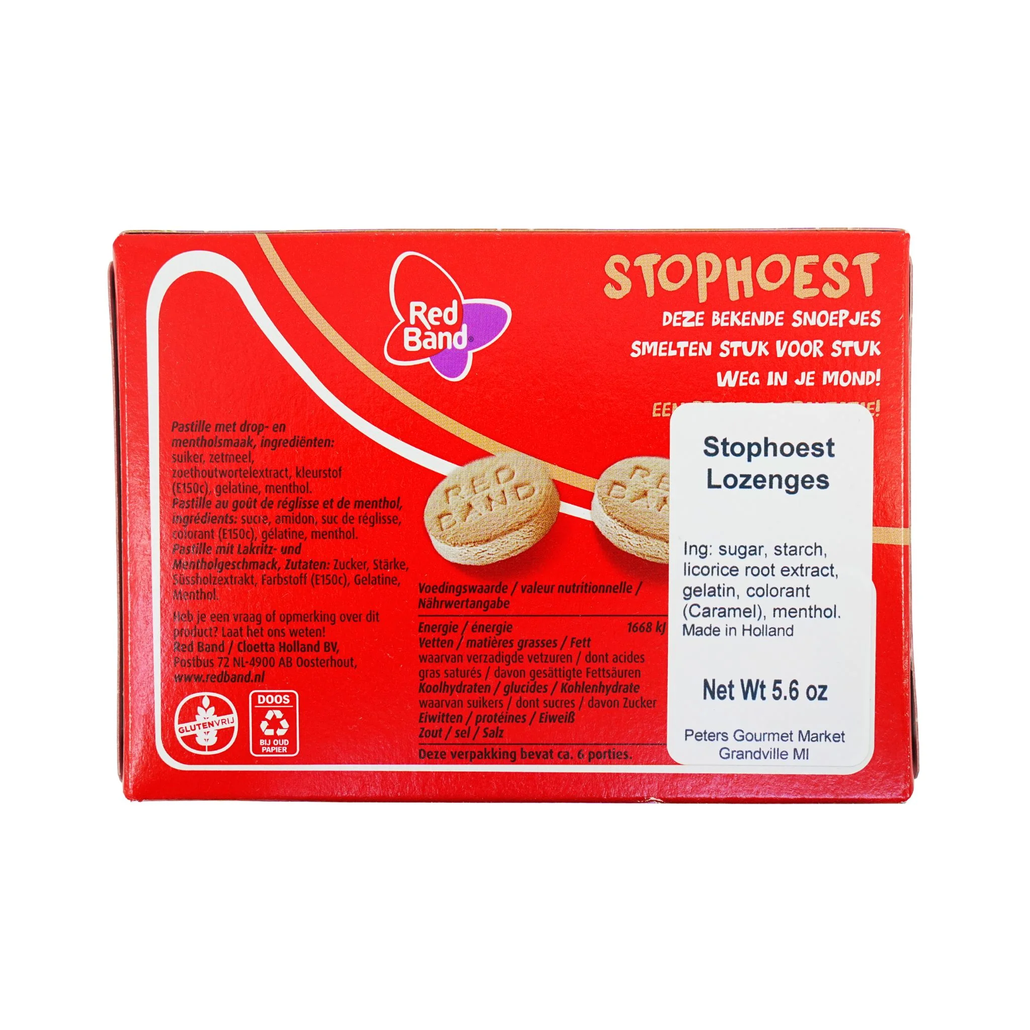 Red Band Stophoest Cough Drop 4 Roll Pack - Image 4